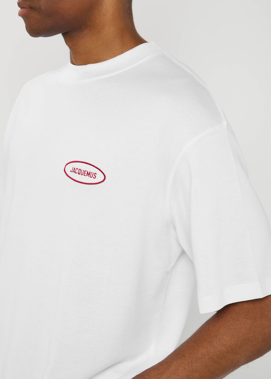 Jacquemus Le T-shirt Logo-embroidered Cotton T-shirt - 5