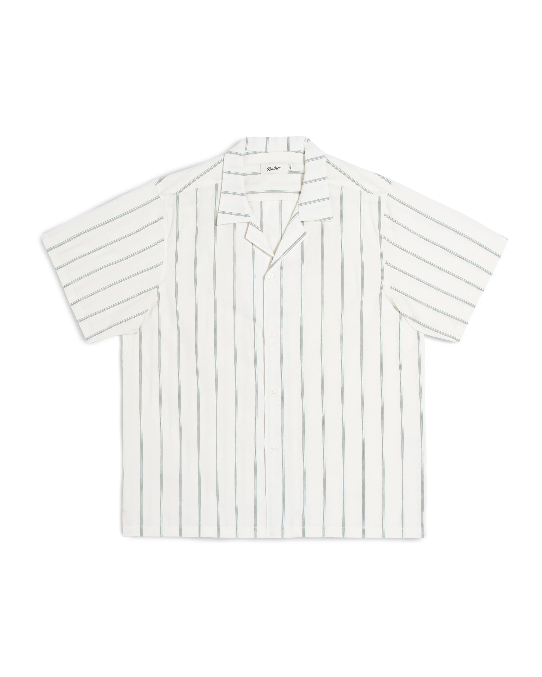 Sea Stripe Camp Shirt - 1