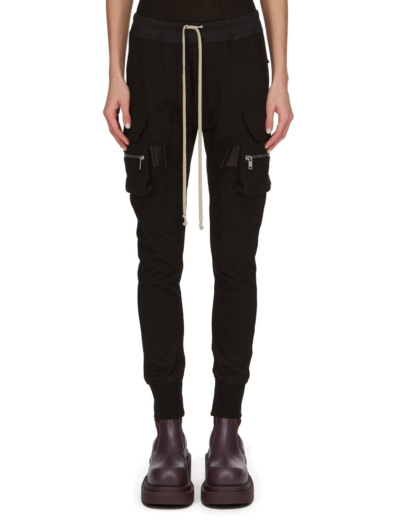 Mastodon satin-trimmed cotton-jersey track pants 1