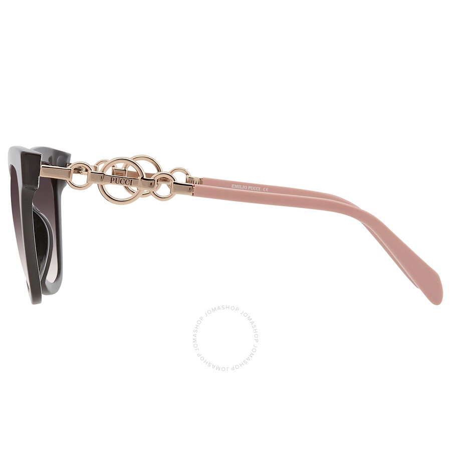 Emilio Pucci Gradient Smoke Square Ladies Sunglasses EP0158 01B 54 - 4