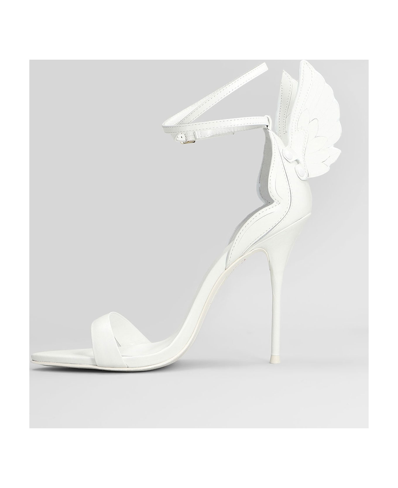 Cherub Sandals In White Leather - 3