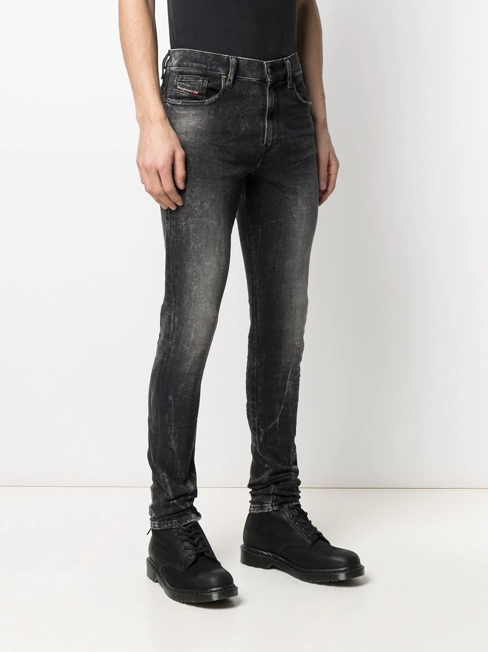 slim-cut denim jeans - 3