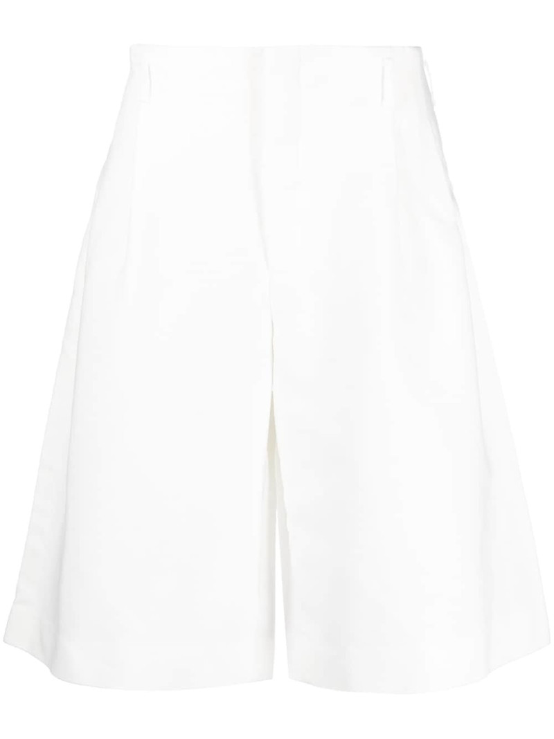 wide-leg tailored shorts 1