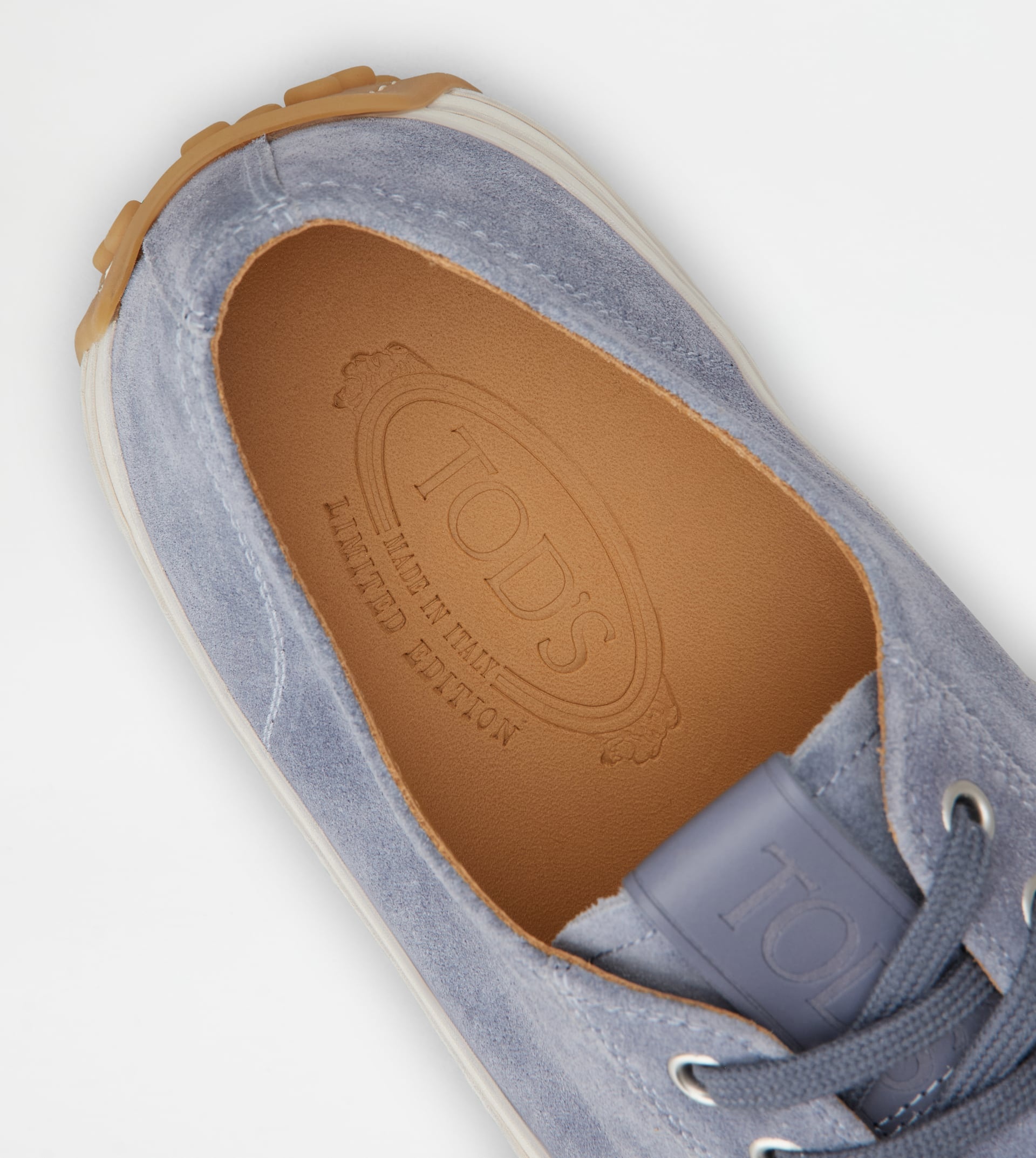 SNEAKERS IN SUEDE - LIGHT BLUE - 5