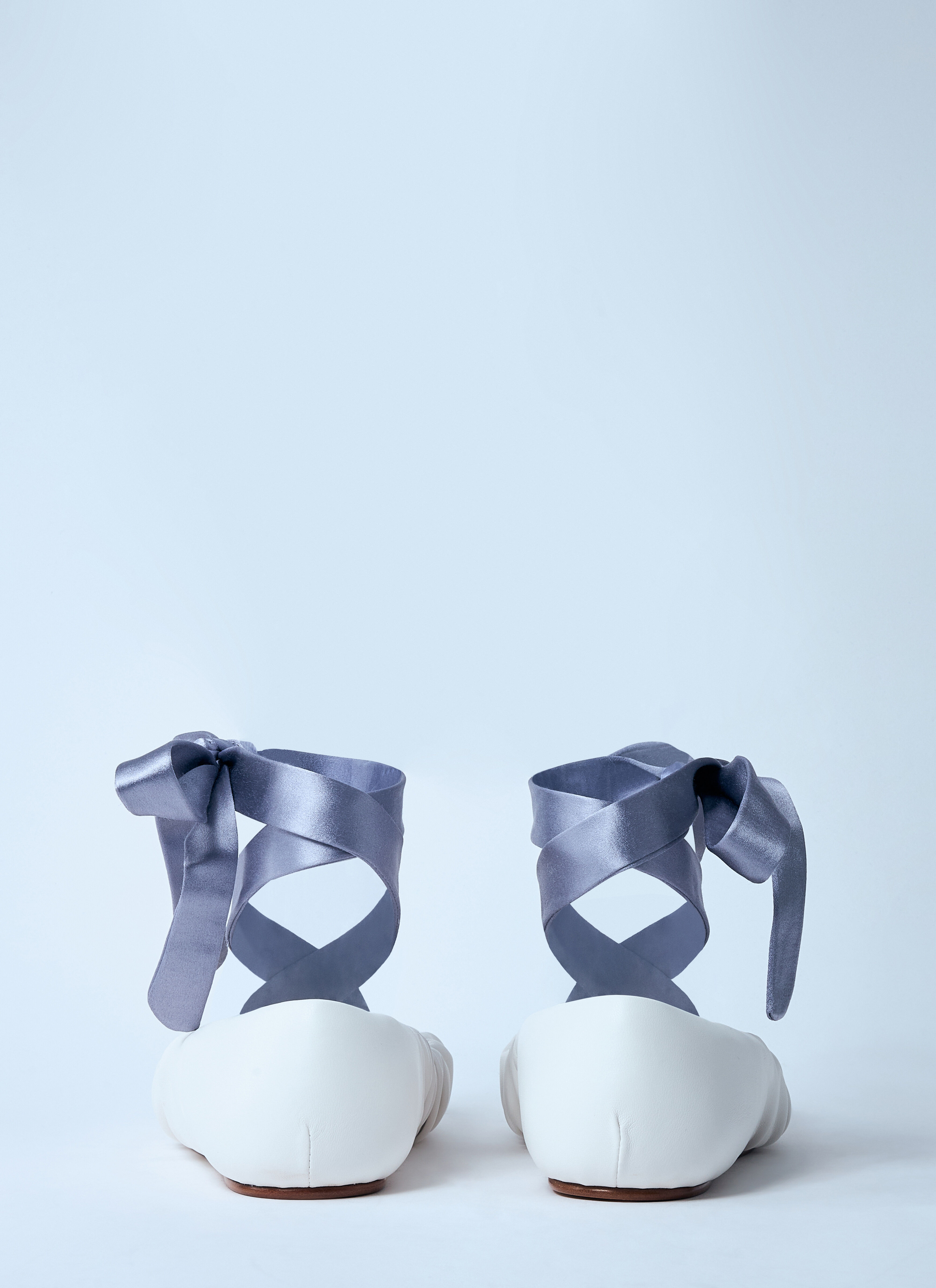 Tied Ballerina Flats - 6