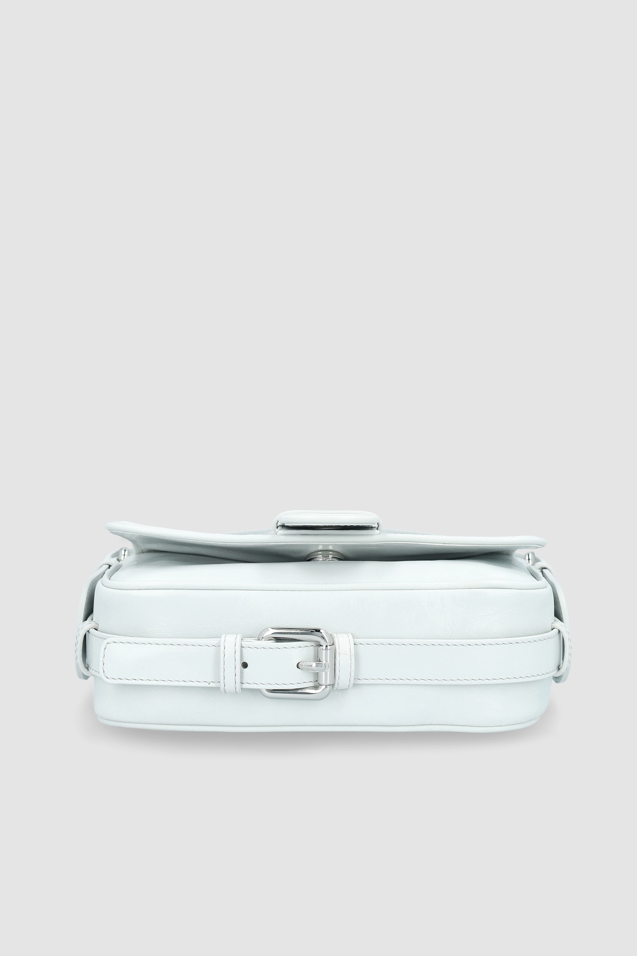 Eloise Burrata Creased Calf Leather Shoulder Bag - 4