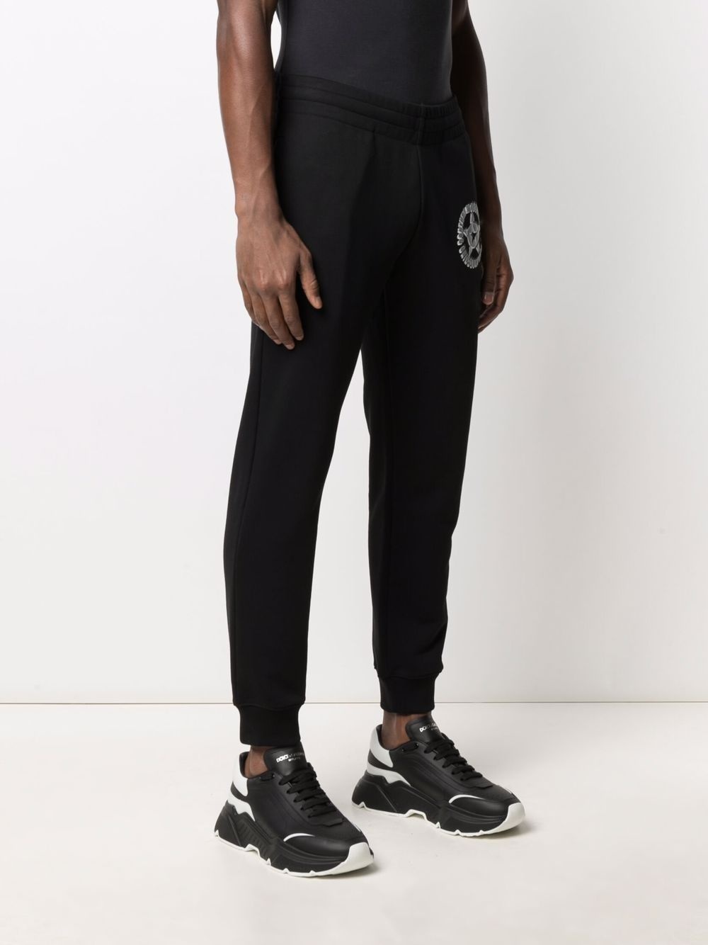 logo-print track pants - 3