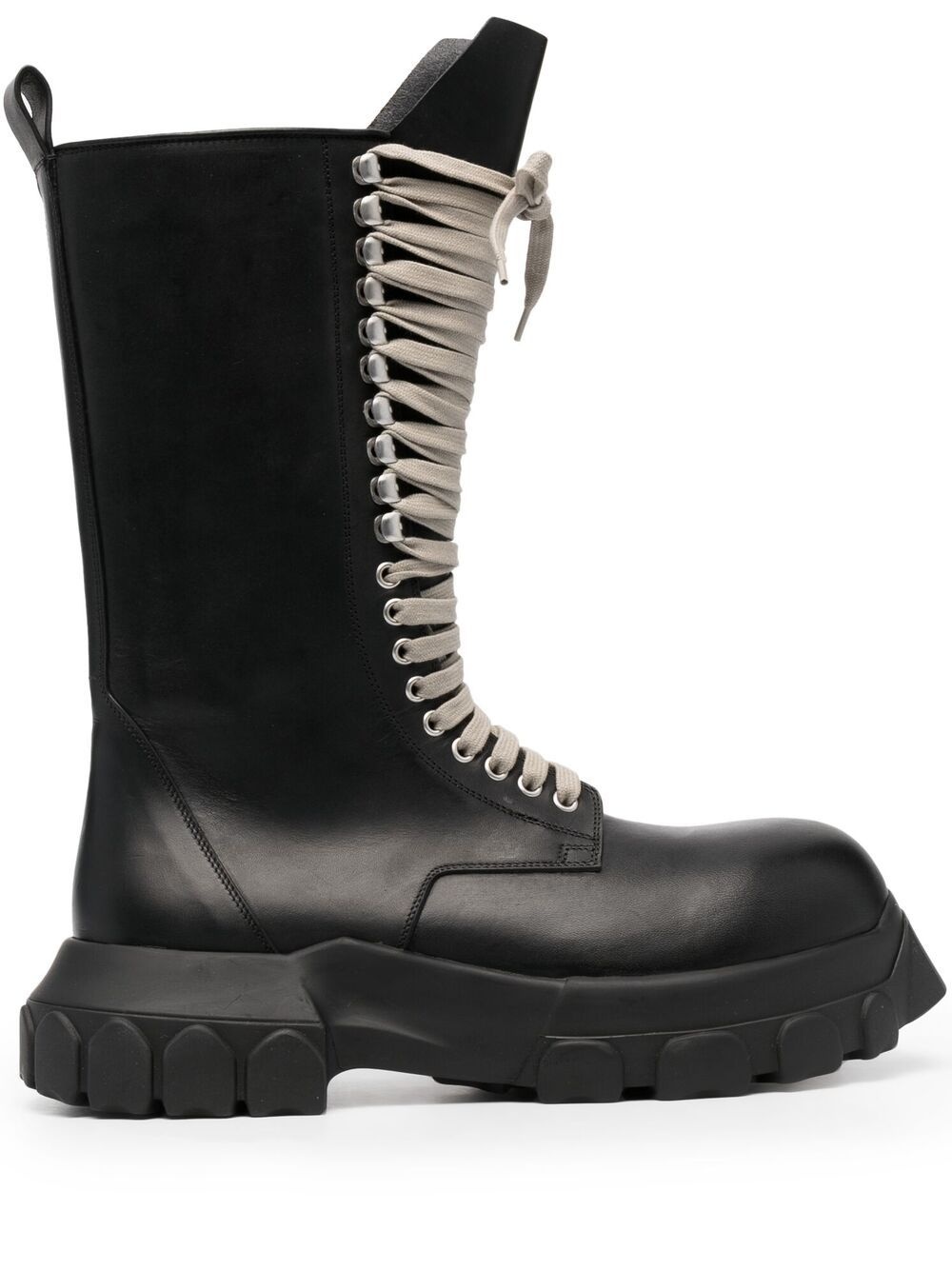 chunky mid-sole leather boots - 1