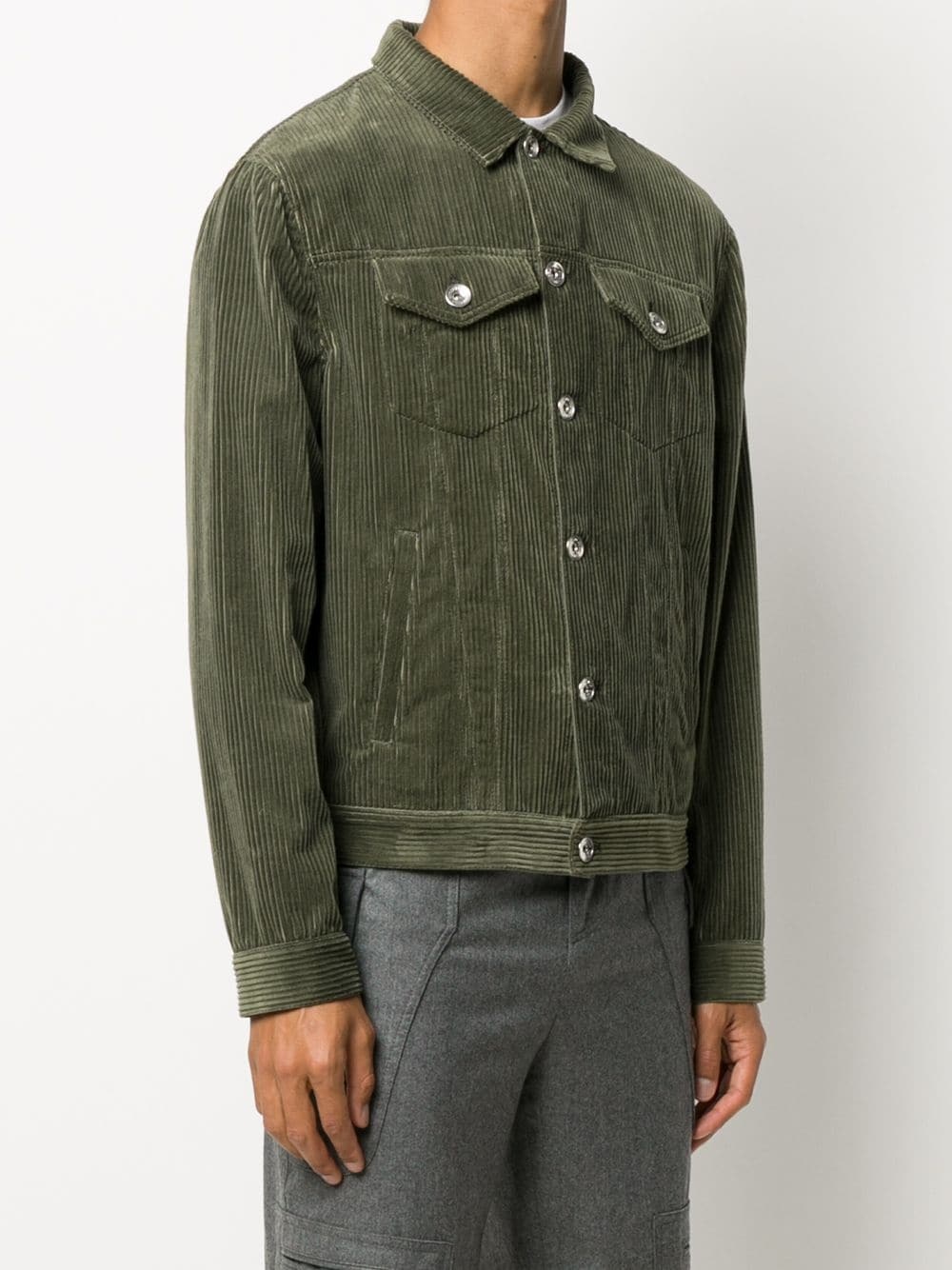 point collar corduroy jacket  - 3