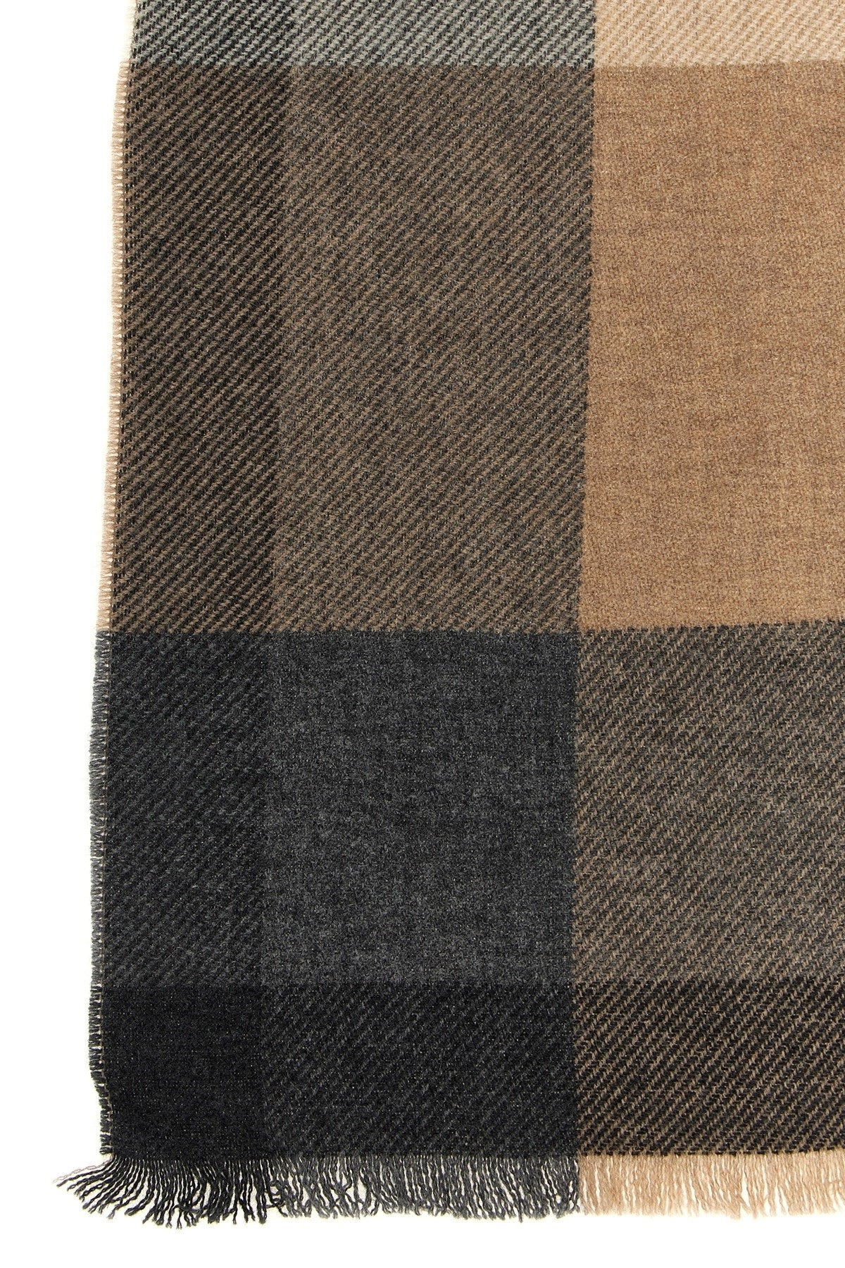 Brunello Cucinelli Men Check Scarf - 3