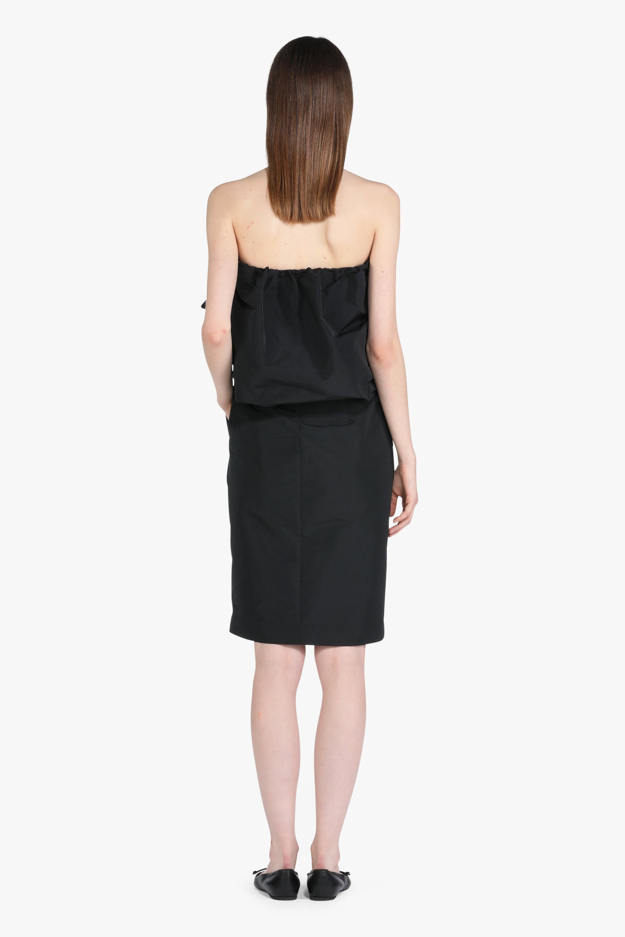 BOW-DETAIL MINI DRESS - 2