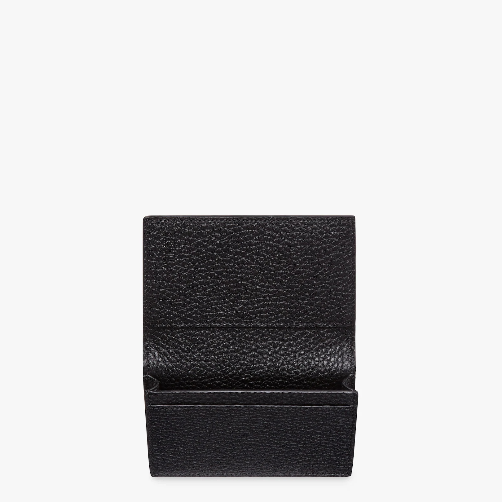 Black leather card holder - 3