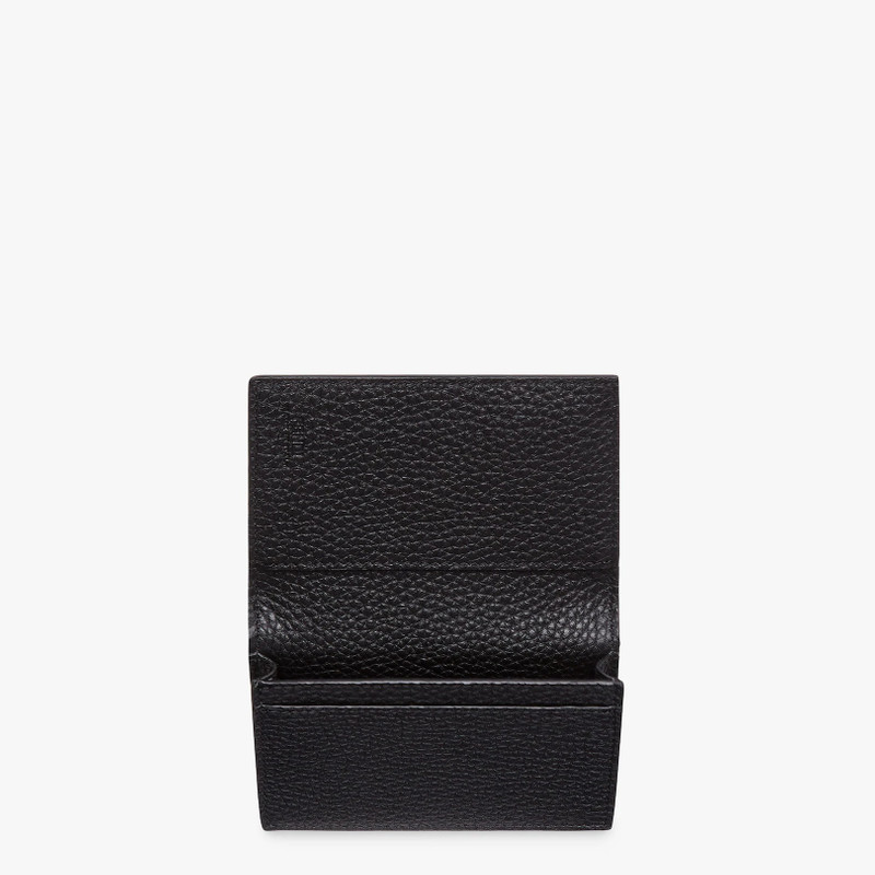 Black leather card holder 3