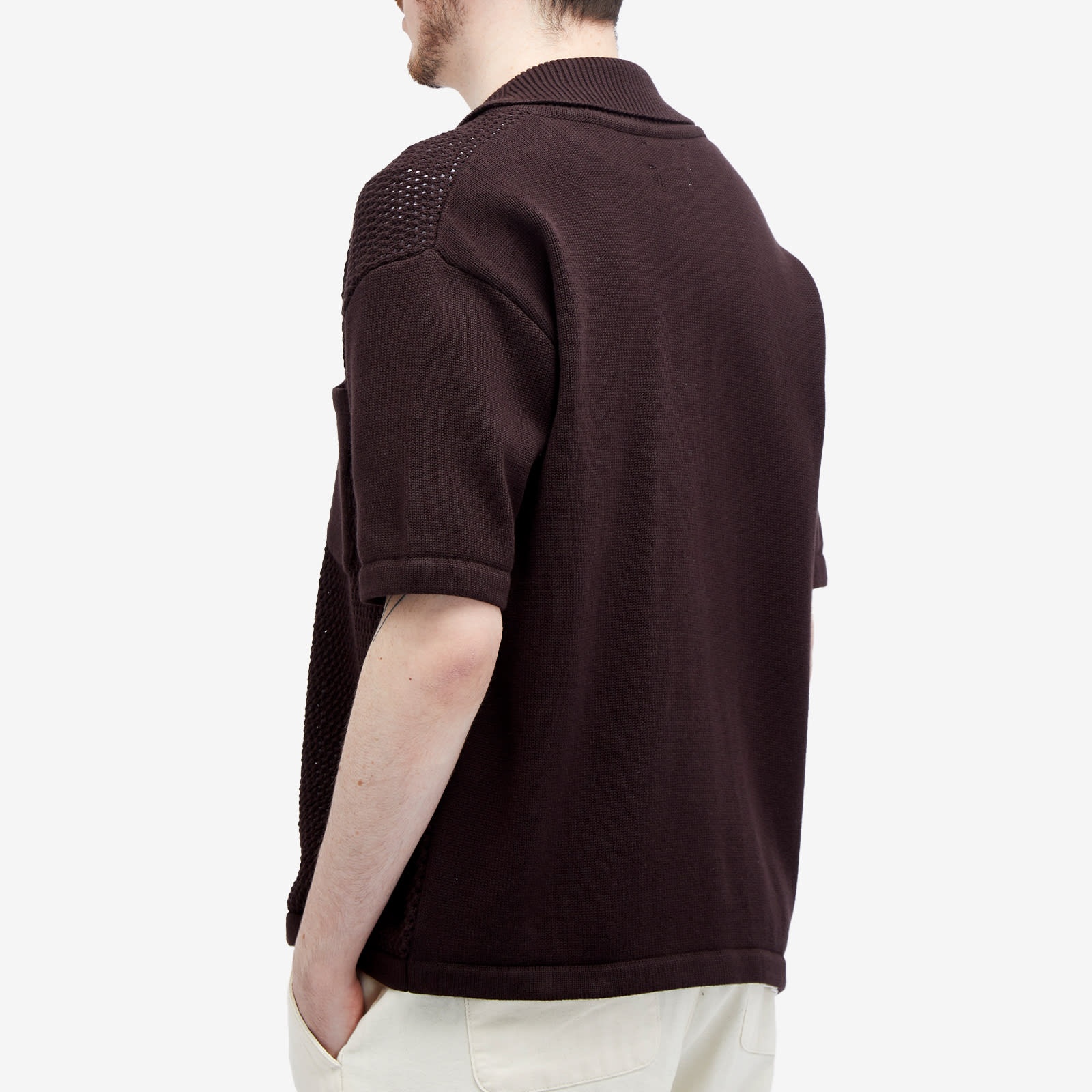 Oliver Spencer Mawes Short Sleeve Knitted Shirt - 3