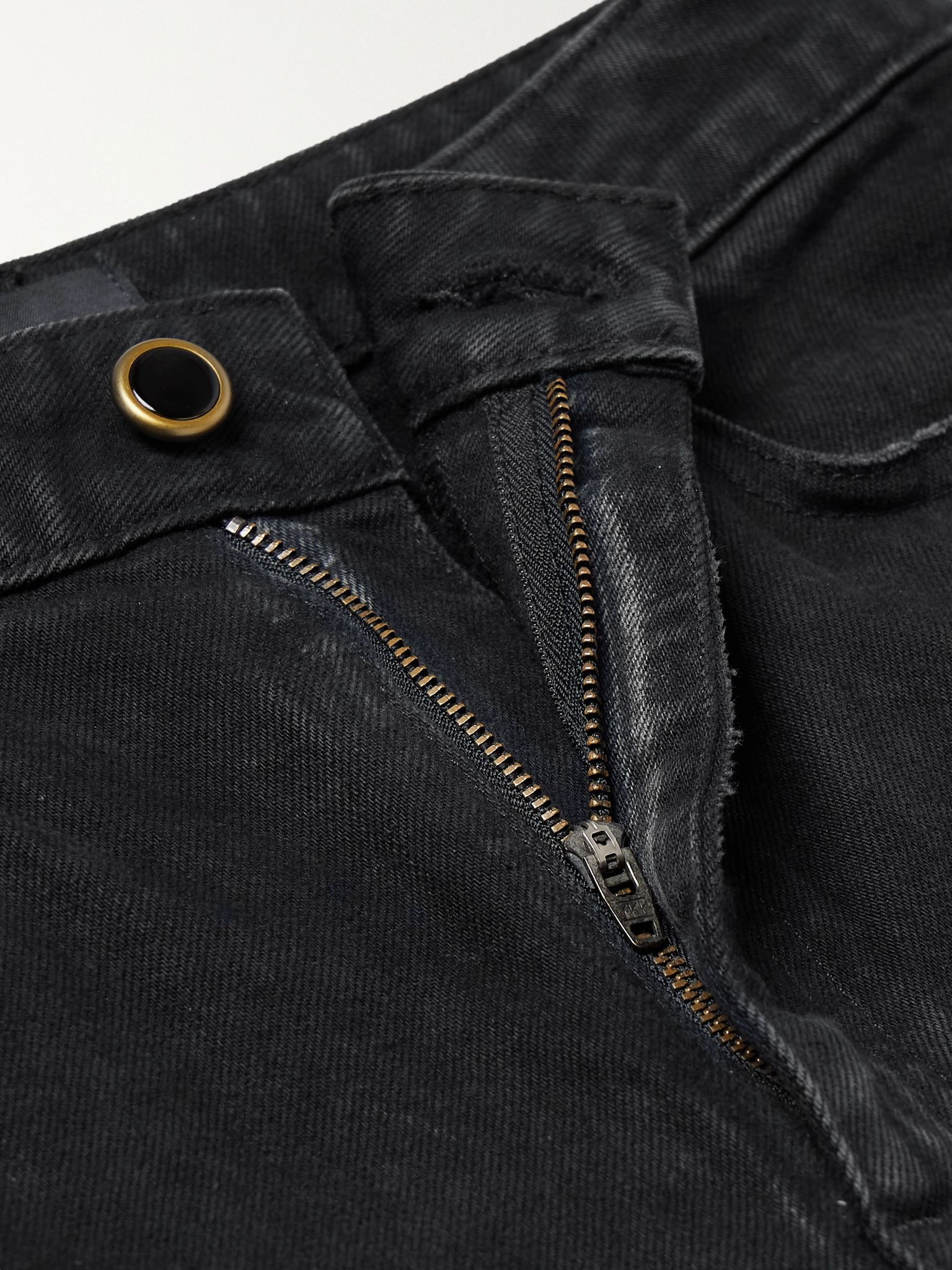 Abigail cropped high-rise straight-leg jeans Black - 4