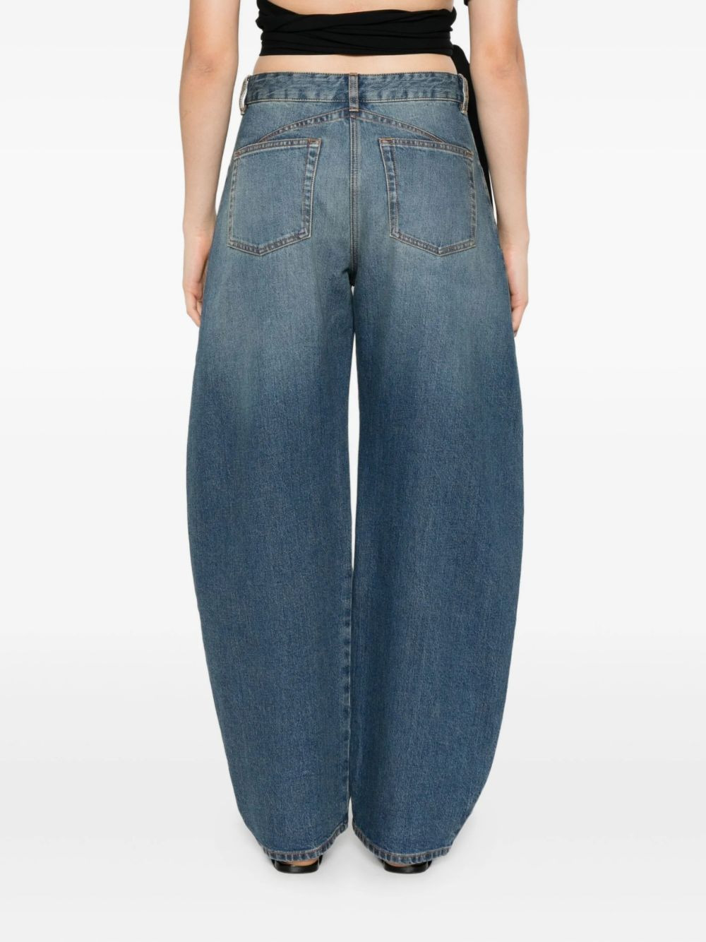 cotton-blend jeans - 4