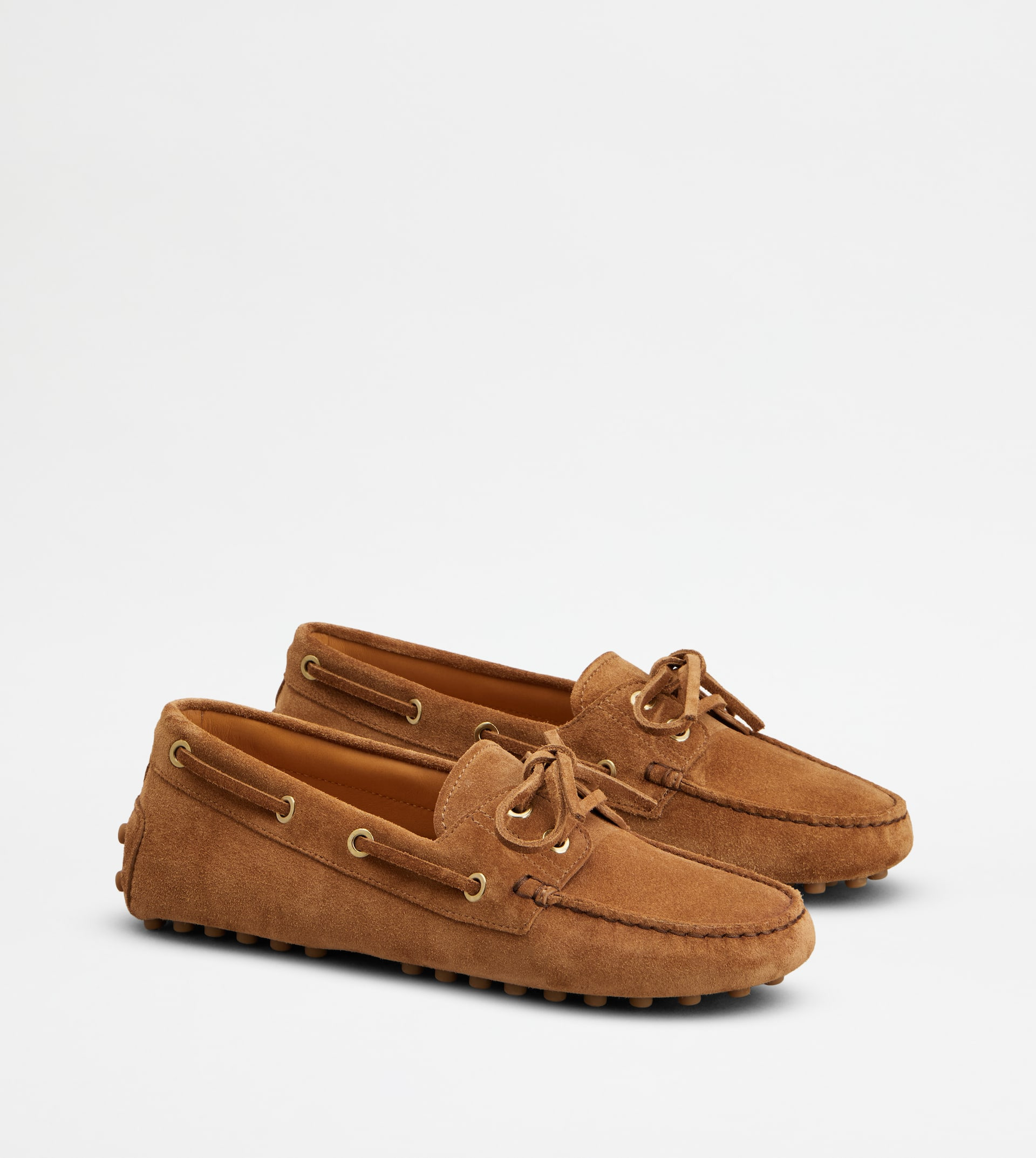 BOAT GOMMINO IN SUEDE - BROWN - 2