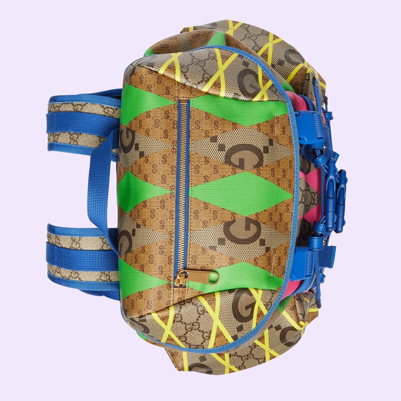 GG rhombus print backpack 6