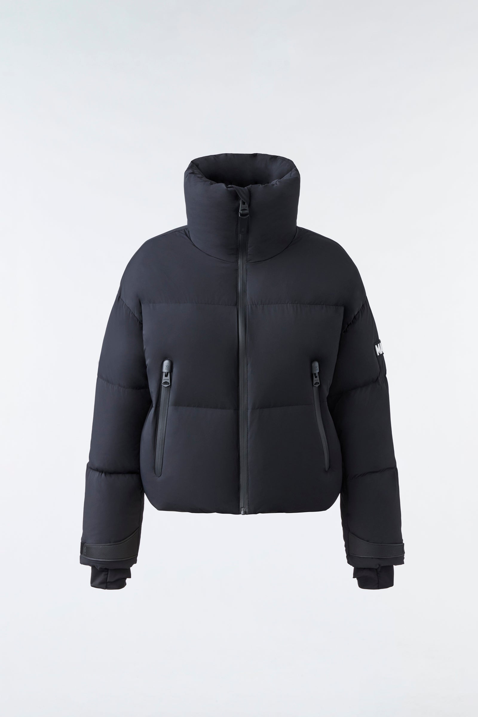 MYLAH lustrous light down ski jacket with funnel hood - 1