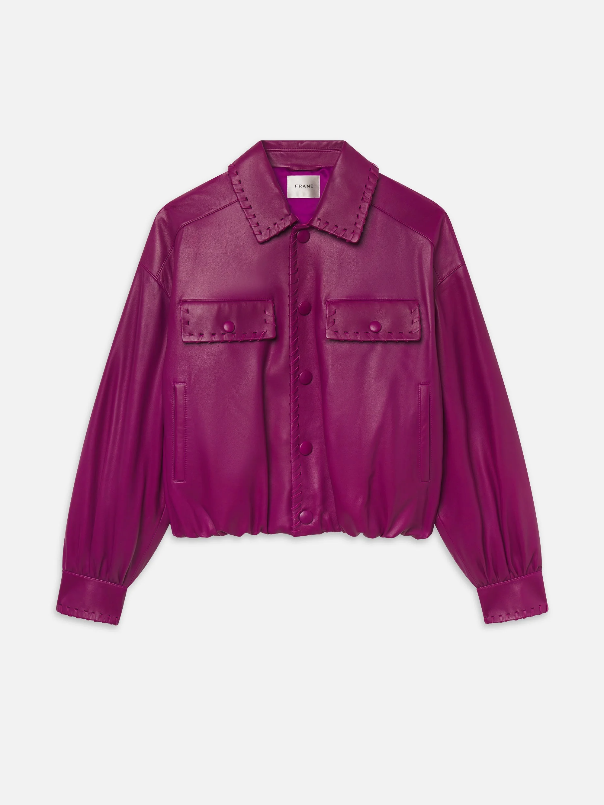 The Leather Bubble Jacket - 1