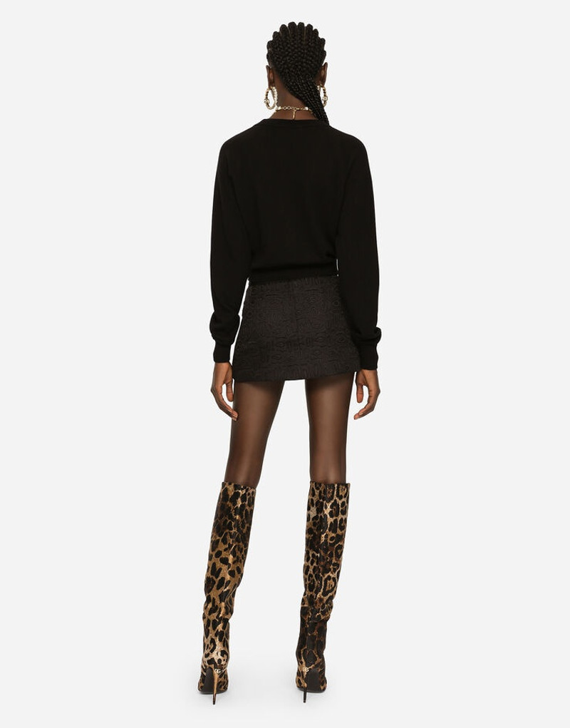 Jacquard miniskirt 5