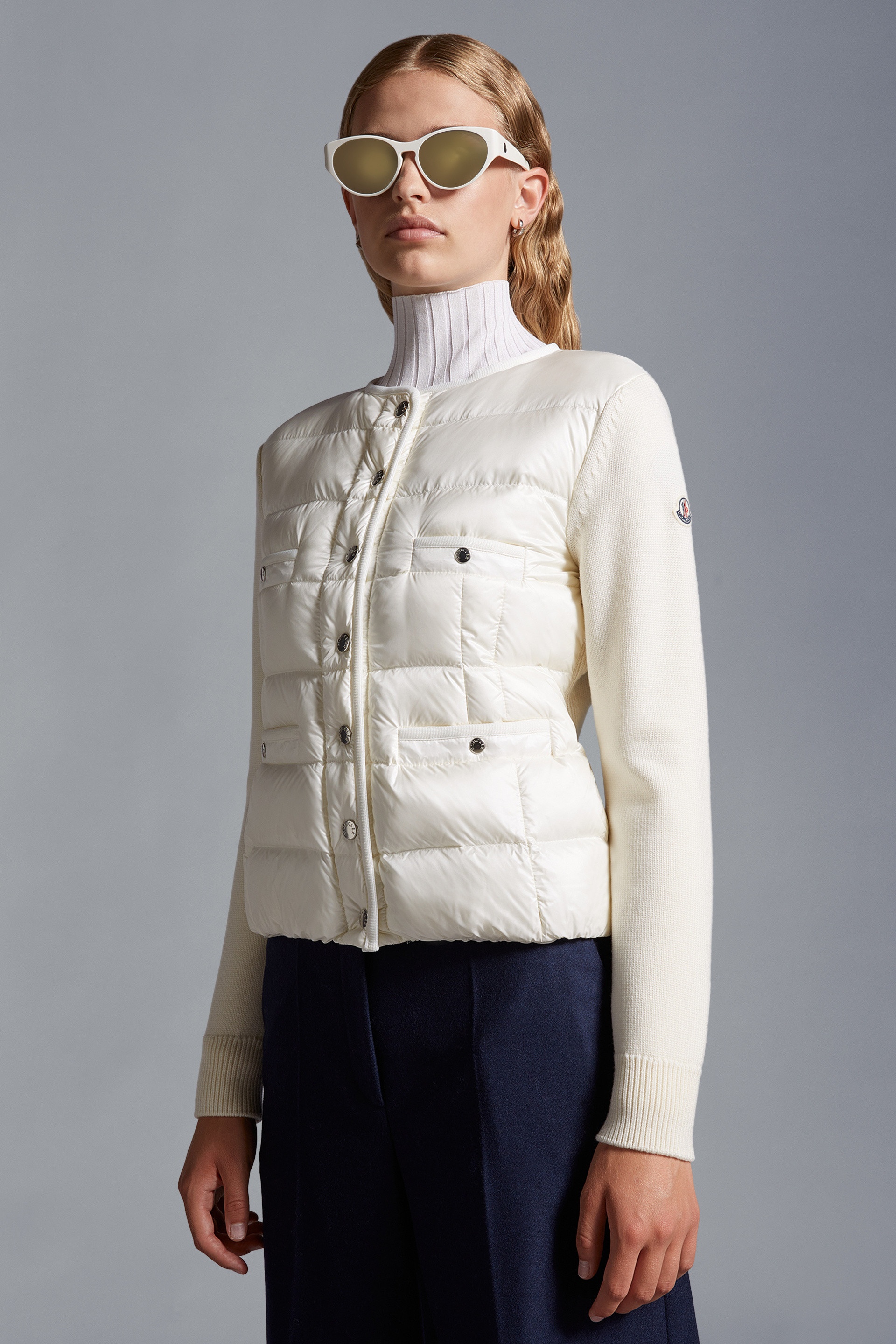 Padded Wool Cardigan - 2