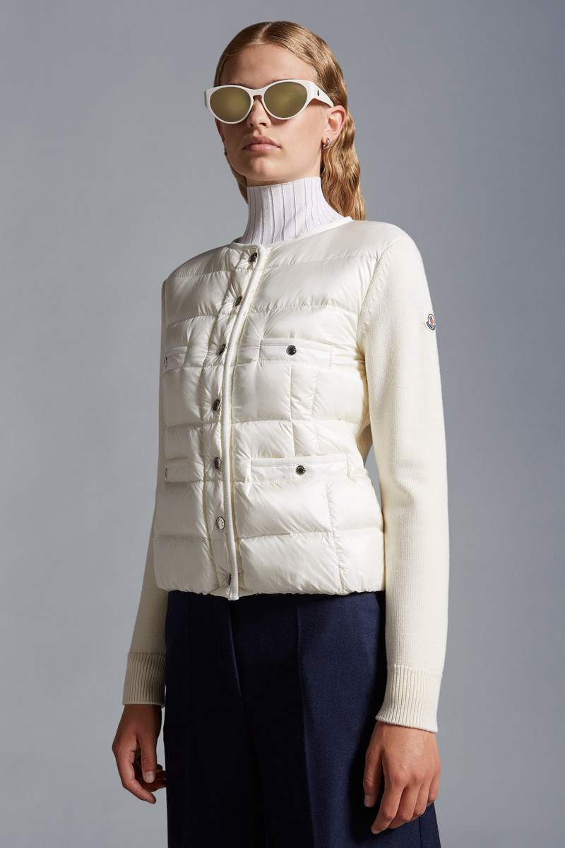 Moncler Padded Wool Cardigan outlook