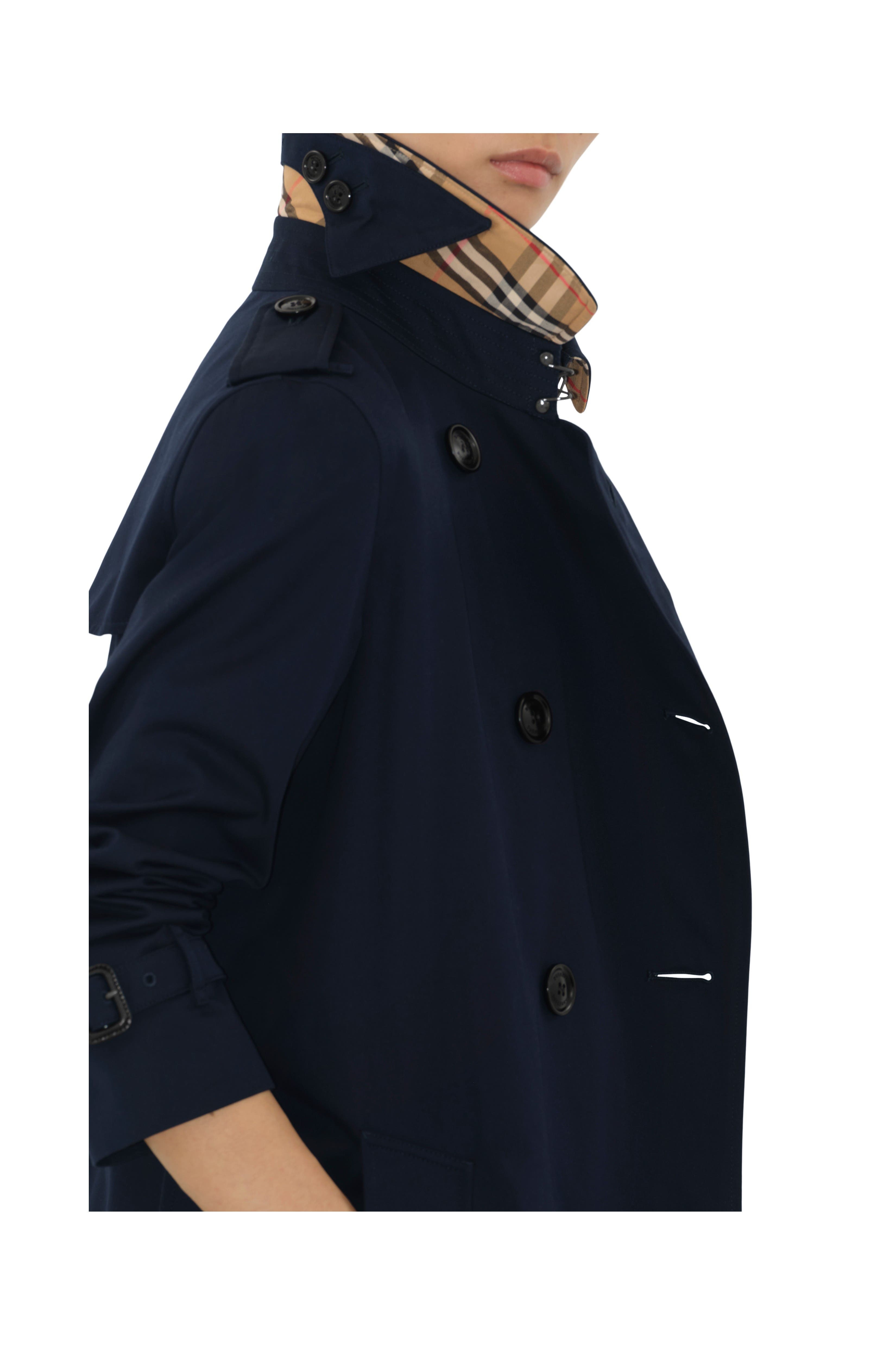 burberry Mid-length Kensington Heritage Trench Coat in Coal Blue at Nordstrom - 5