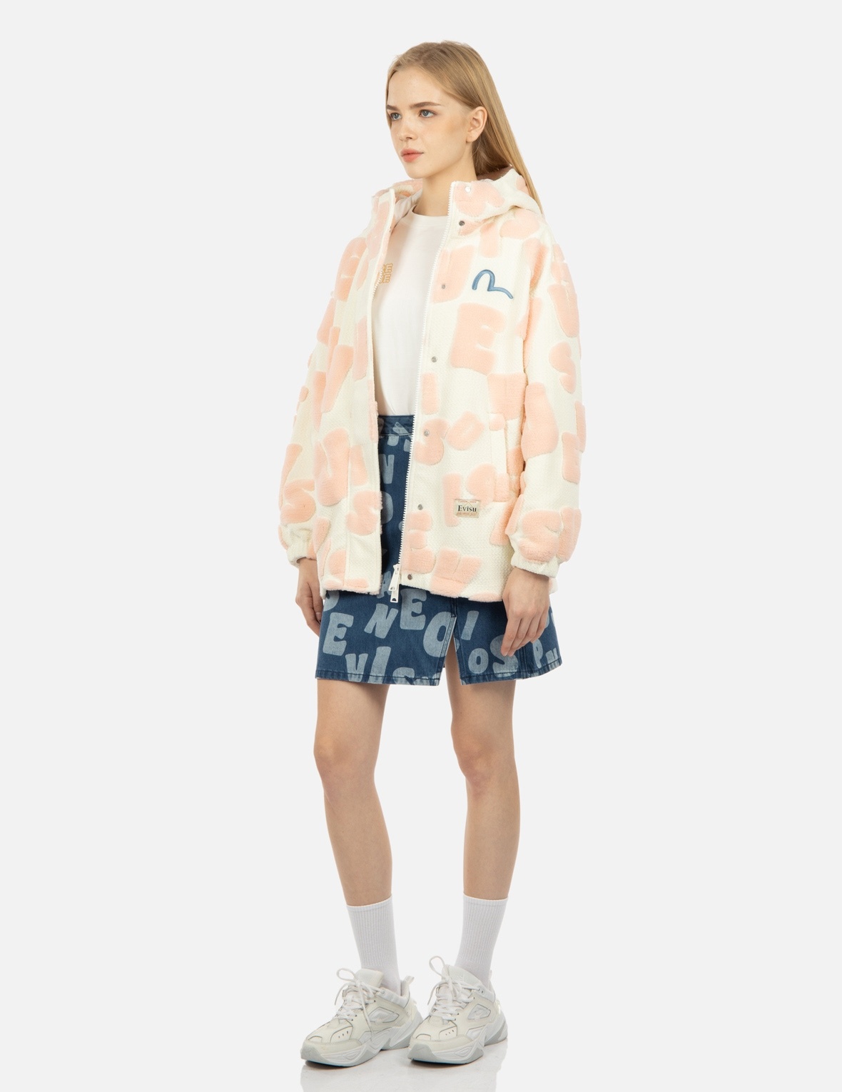 ALLOVER 3D SHERPA JACQUARD PADDED JACKET - 3