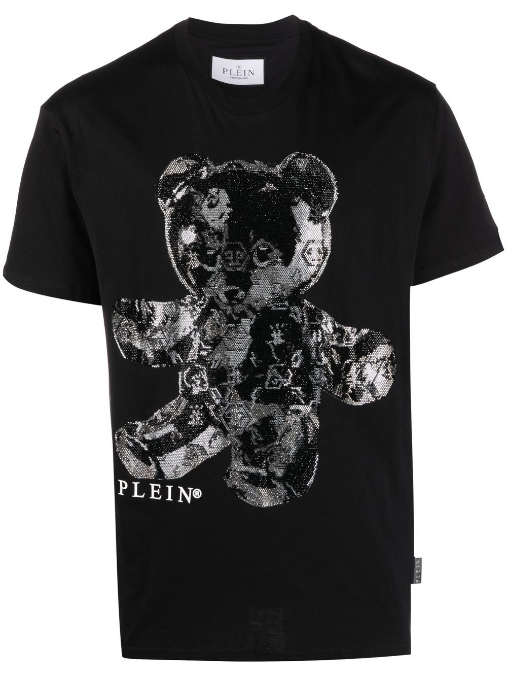 teddy print T-shirt - 1