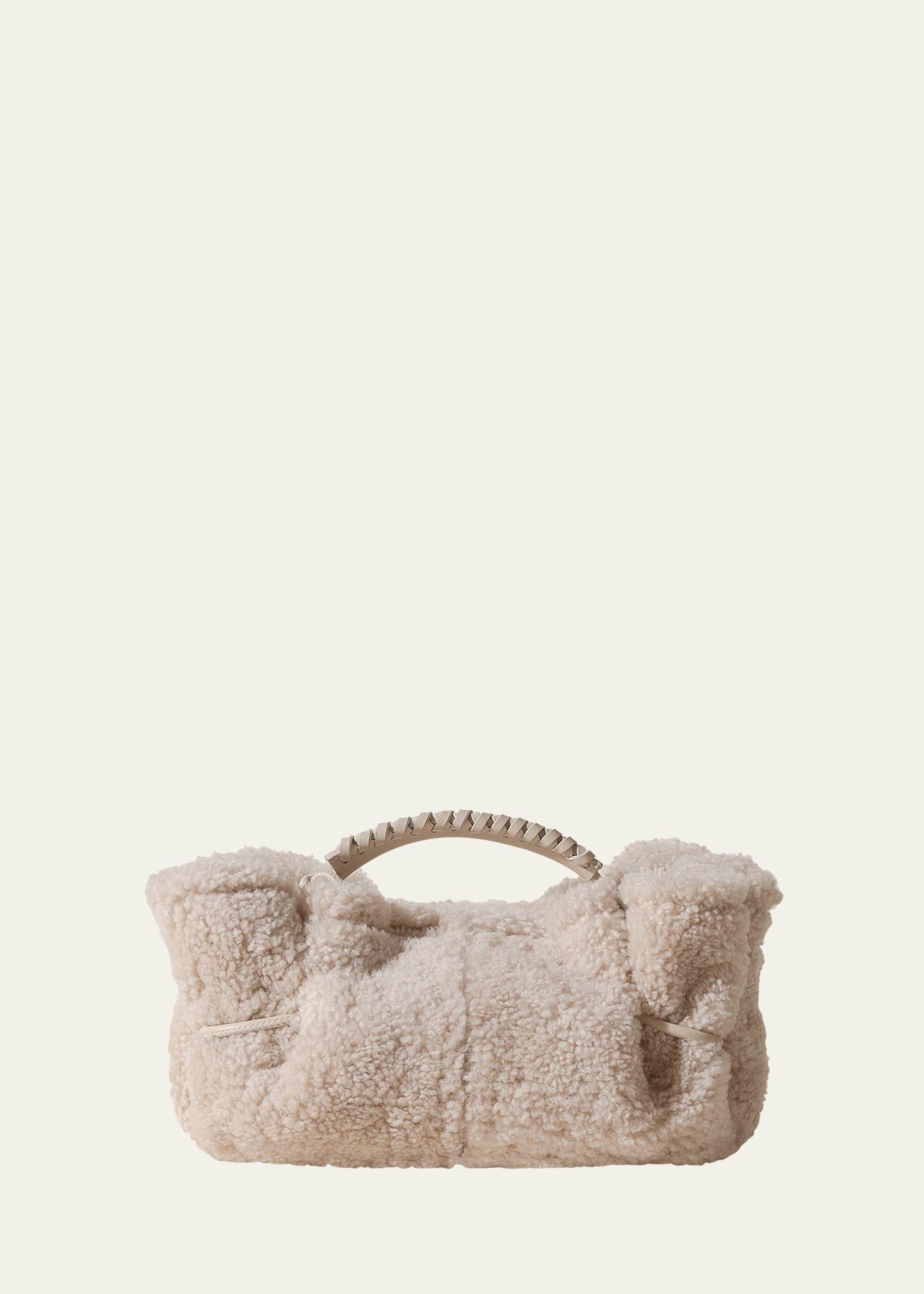Arta Mini Shearling Top-Handle Bag - 1