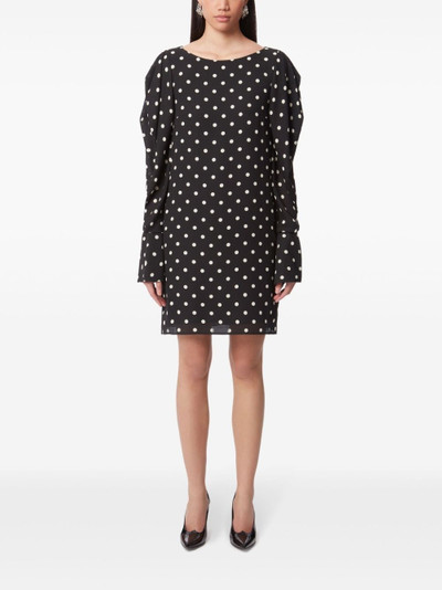 NINA RICCI polka-dot print shift dress outlook