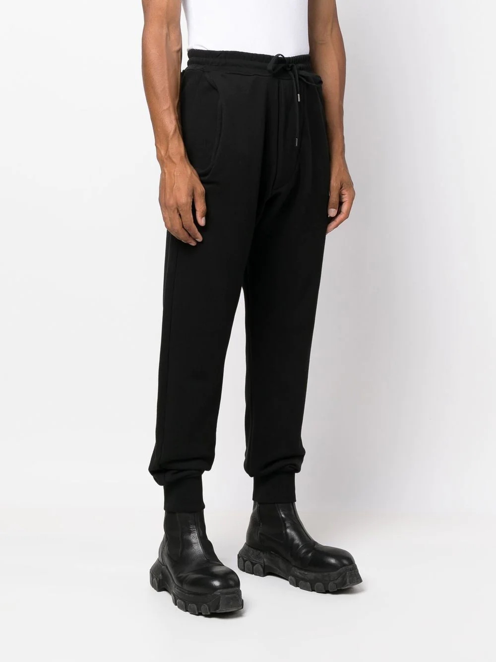 orb-embroidered track pants - 3