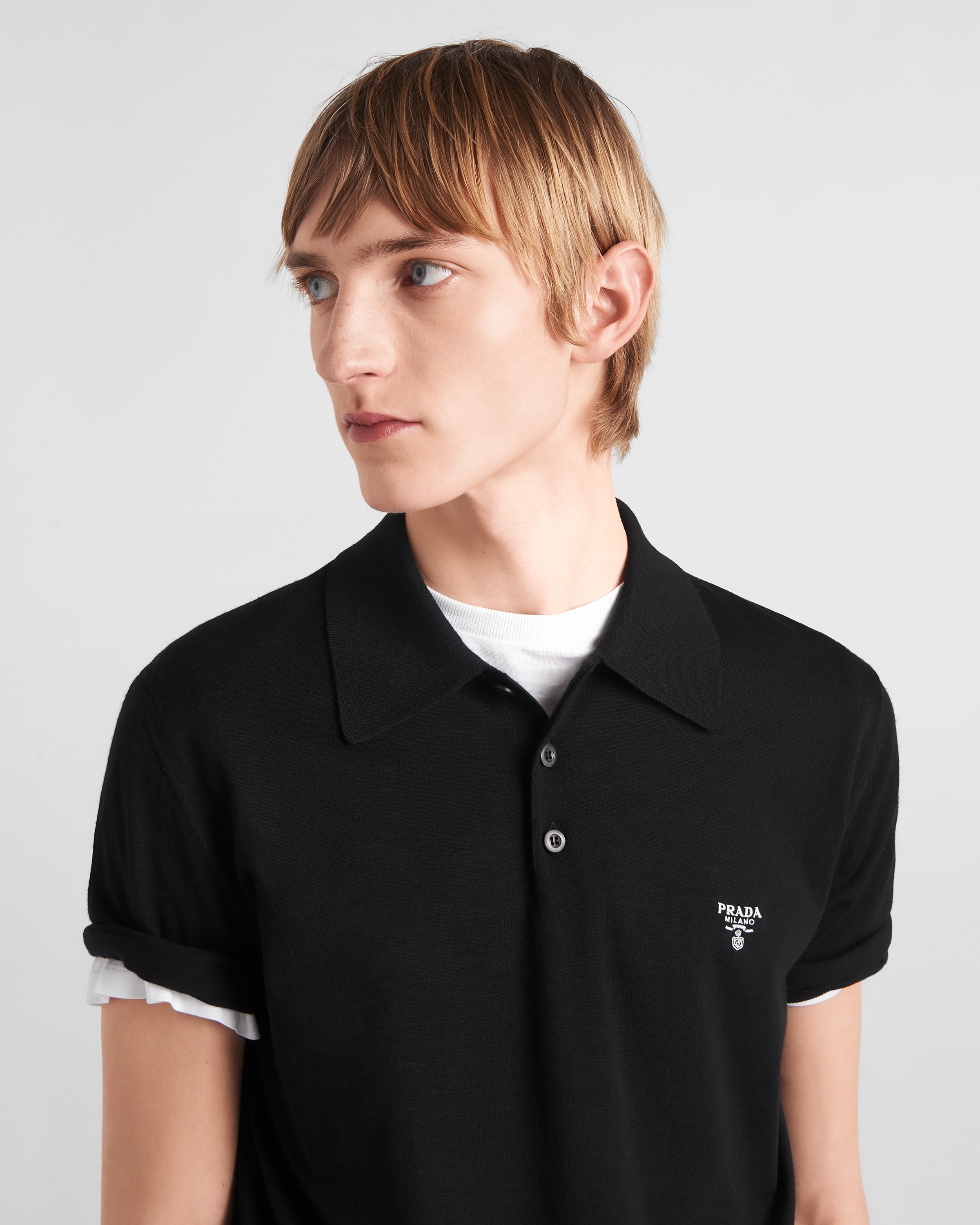 Superfine wool polo shirt - 4