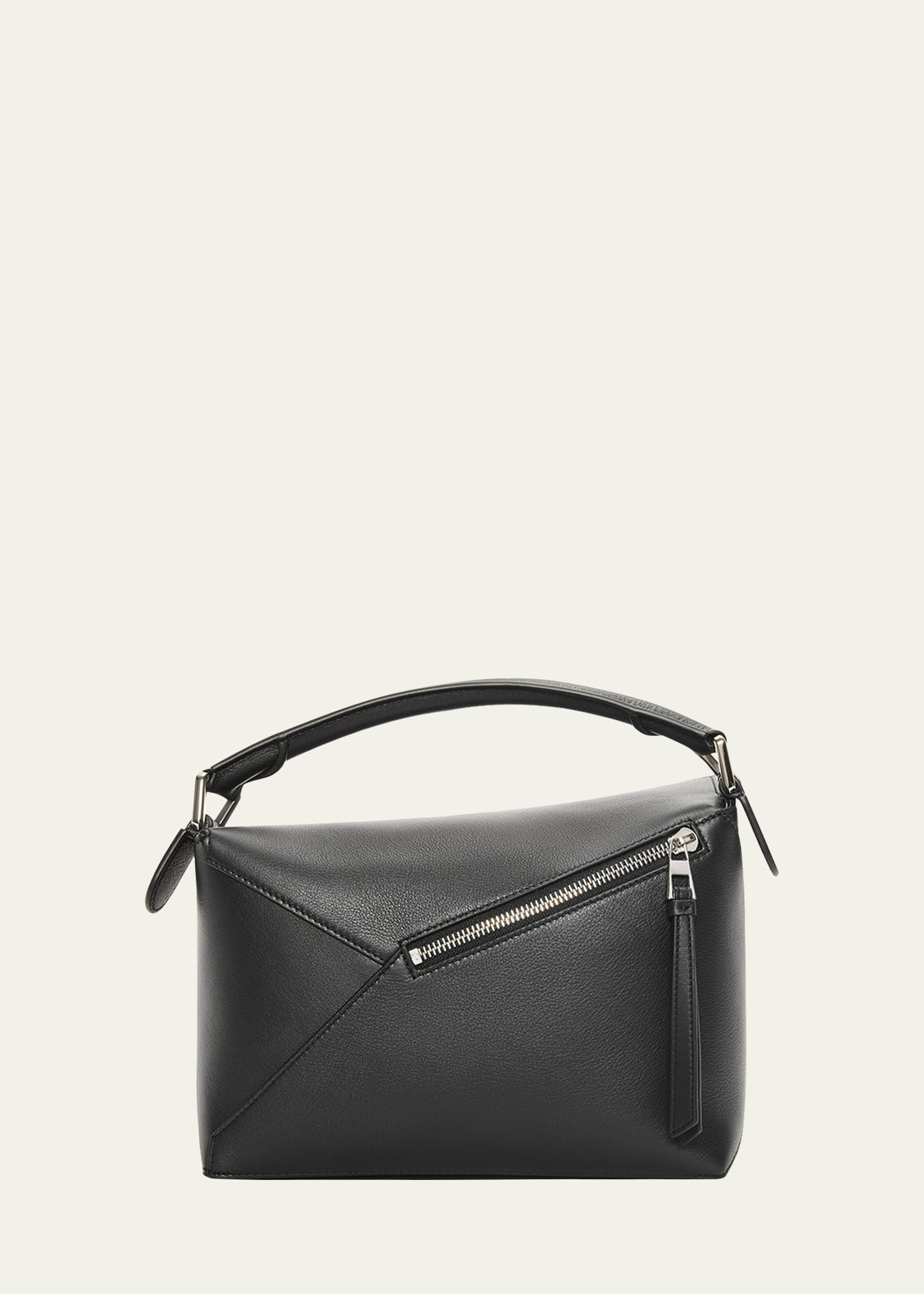 Puzzle Edge Small Top-Handle Bag in Leather - 3