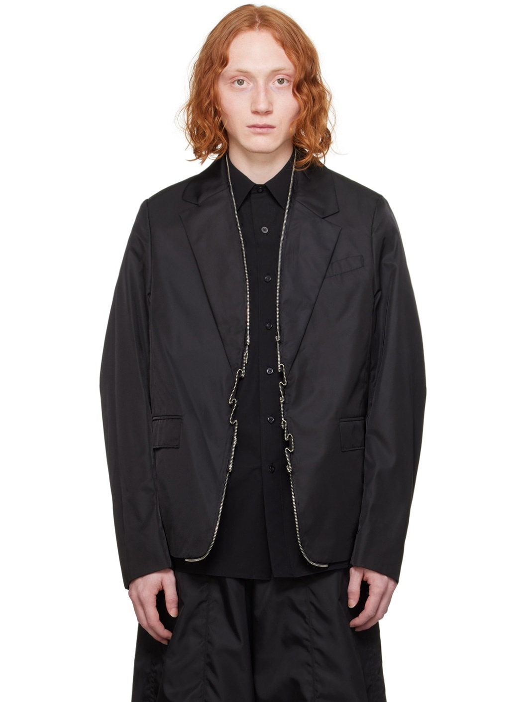 Black Elva Blazer - 1