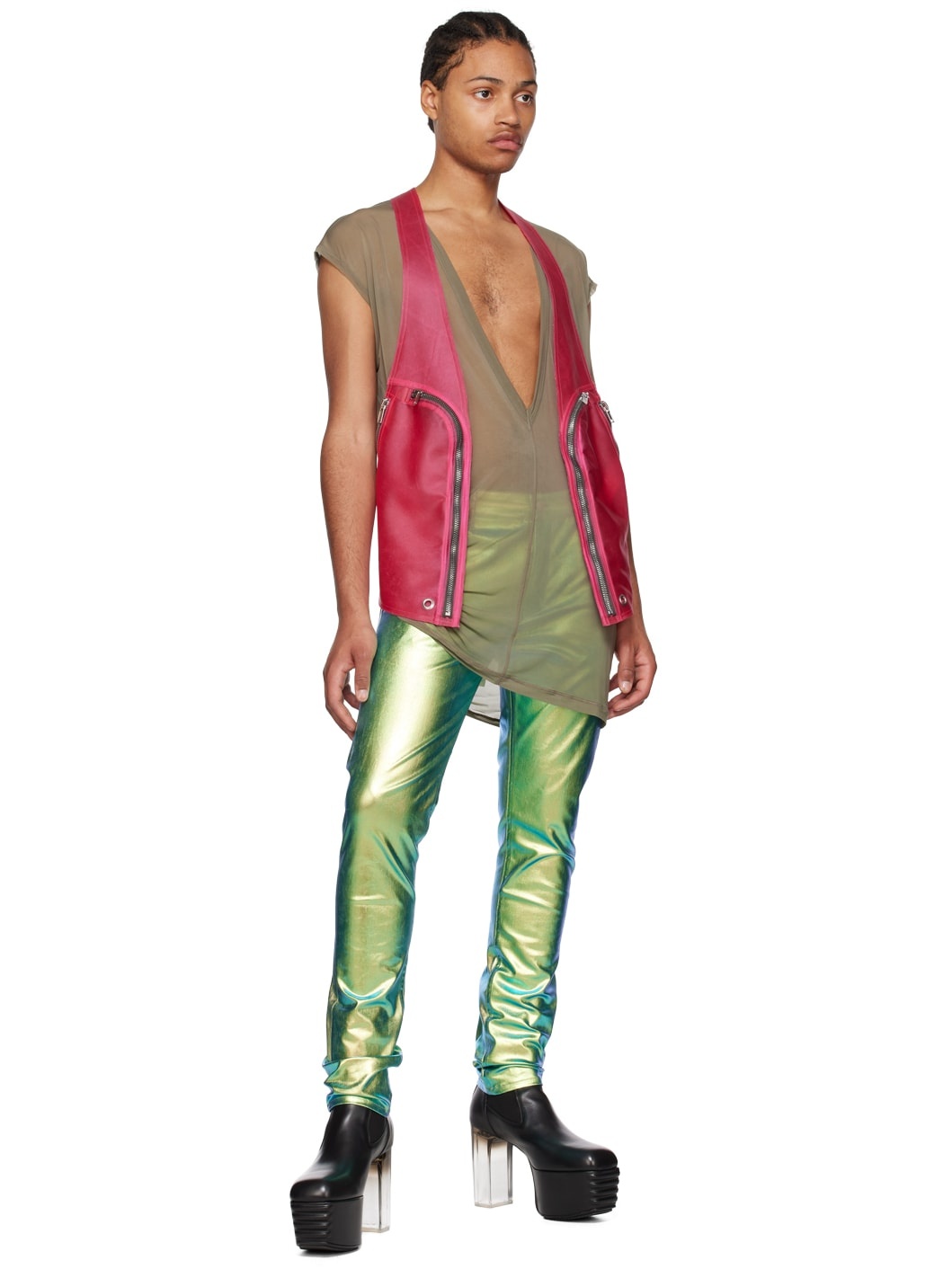 Pink Bauhaus Vest - 4