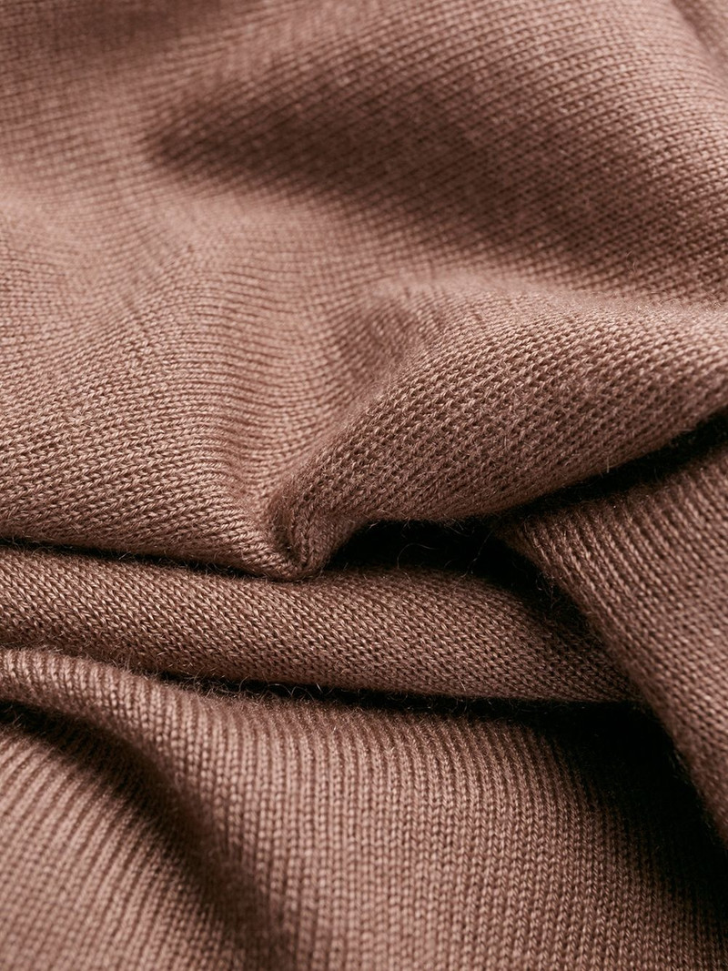 roll neck fine knit jumper 6