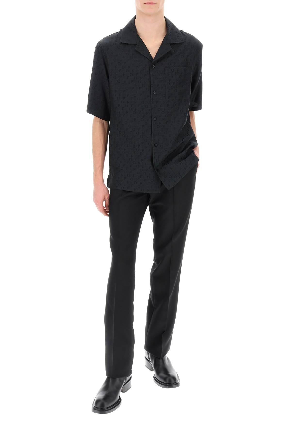 OFF-WHITE - Holiday bowling shirt with OFF pattern - 2