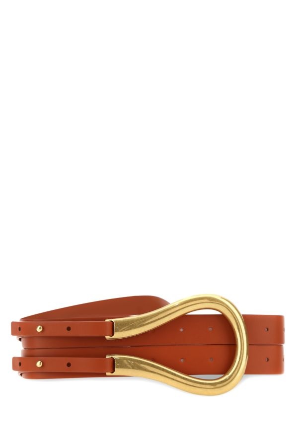 Bottega Veneta Caramel leather belt | gebnegozionline