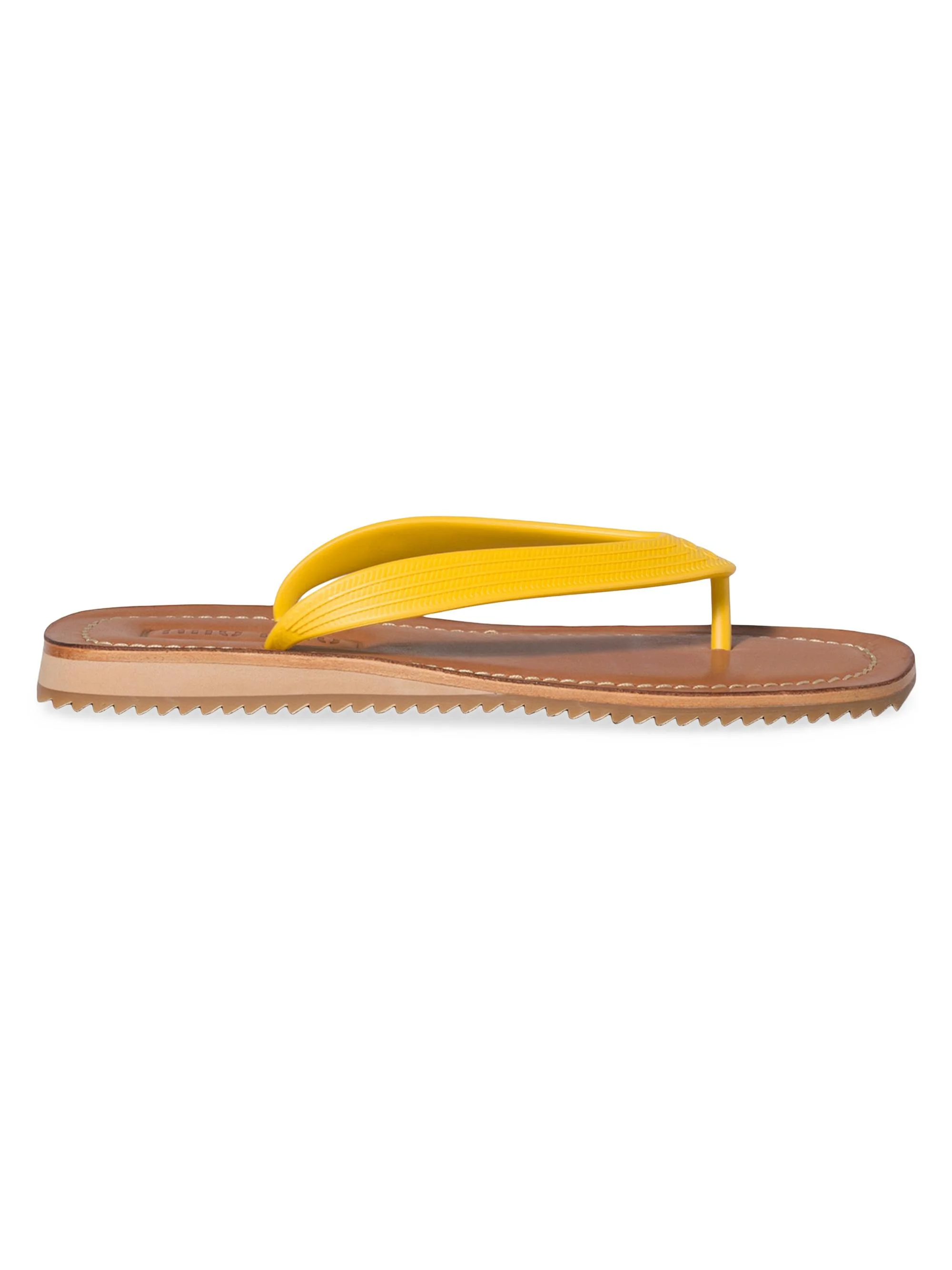 Women's Thong Sandals - Yellow - 1