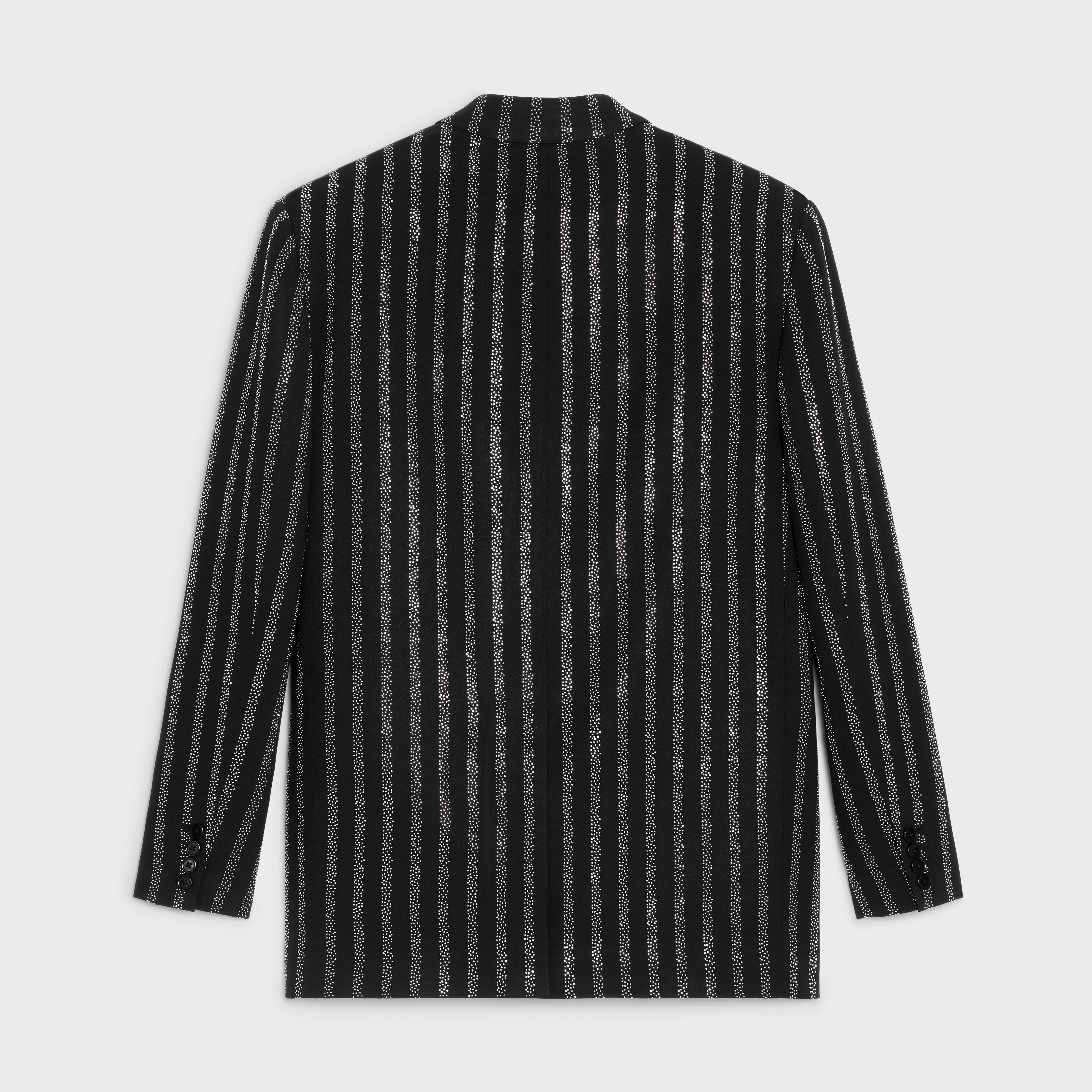 STUDDED BOXY JACKET IN VISCOSE SABLÉ - 2