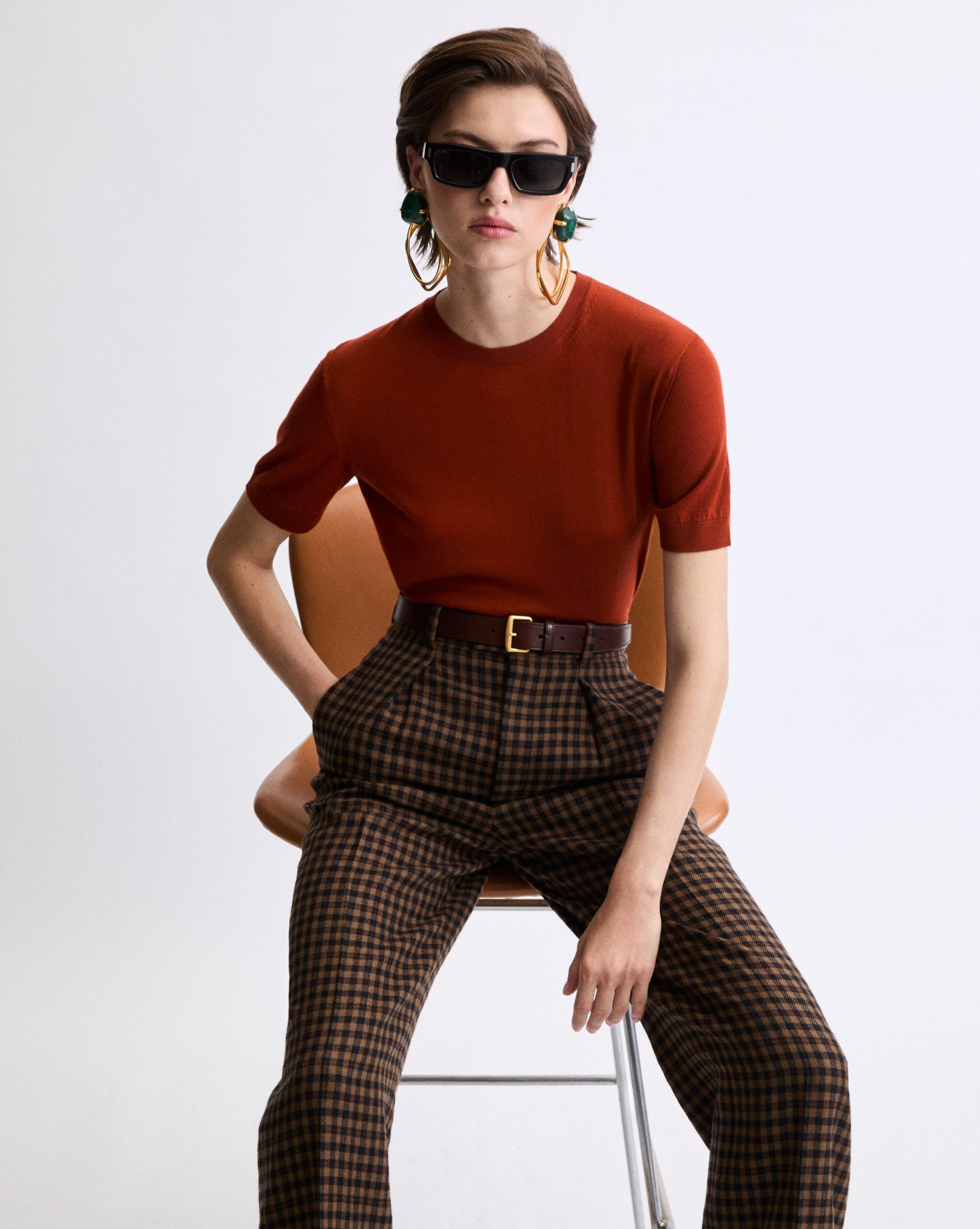 T-SHIRT SWEATER IN WOOL - 2