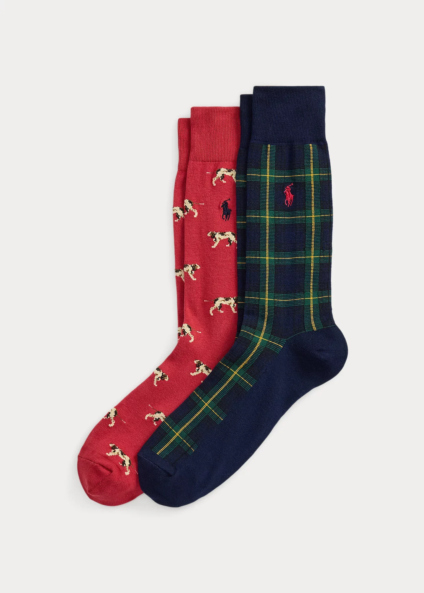Cotton-Blend Trouser Sock 2-Pack - 1