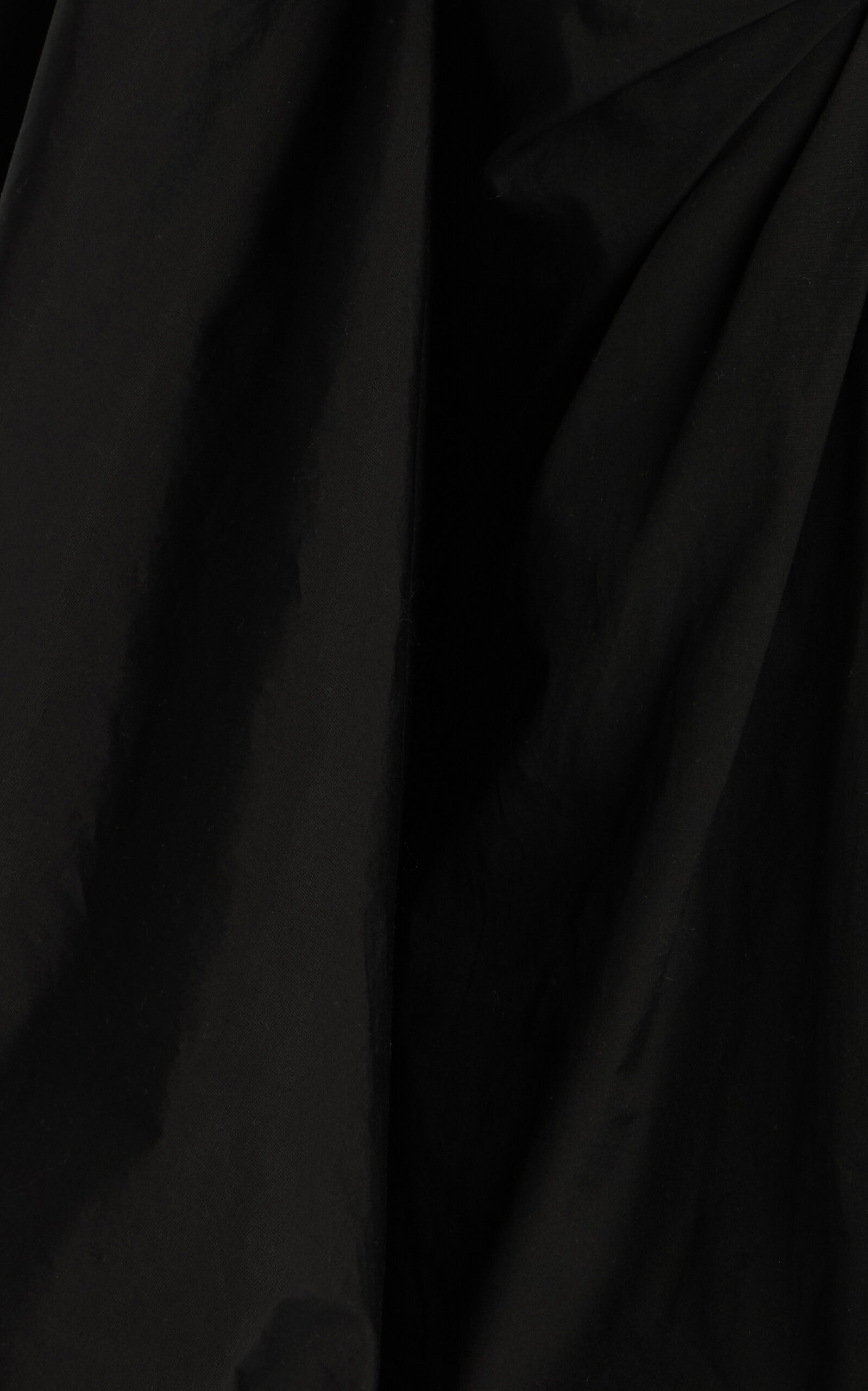 Puff-Sleeve Cotton Top black - 6