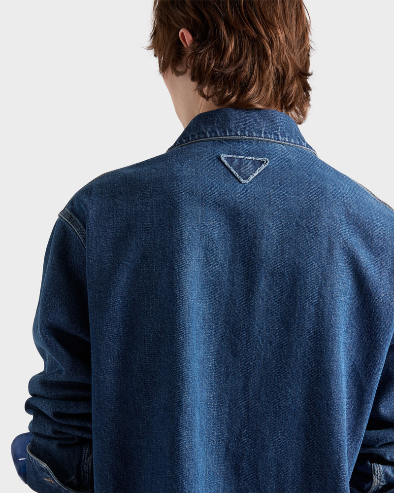 Light denim blouson jacket 6