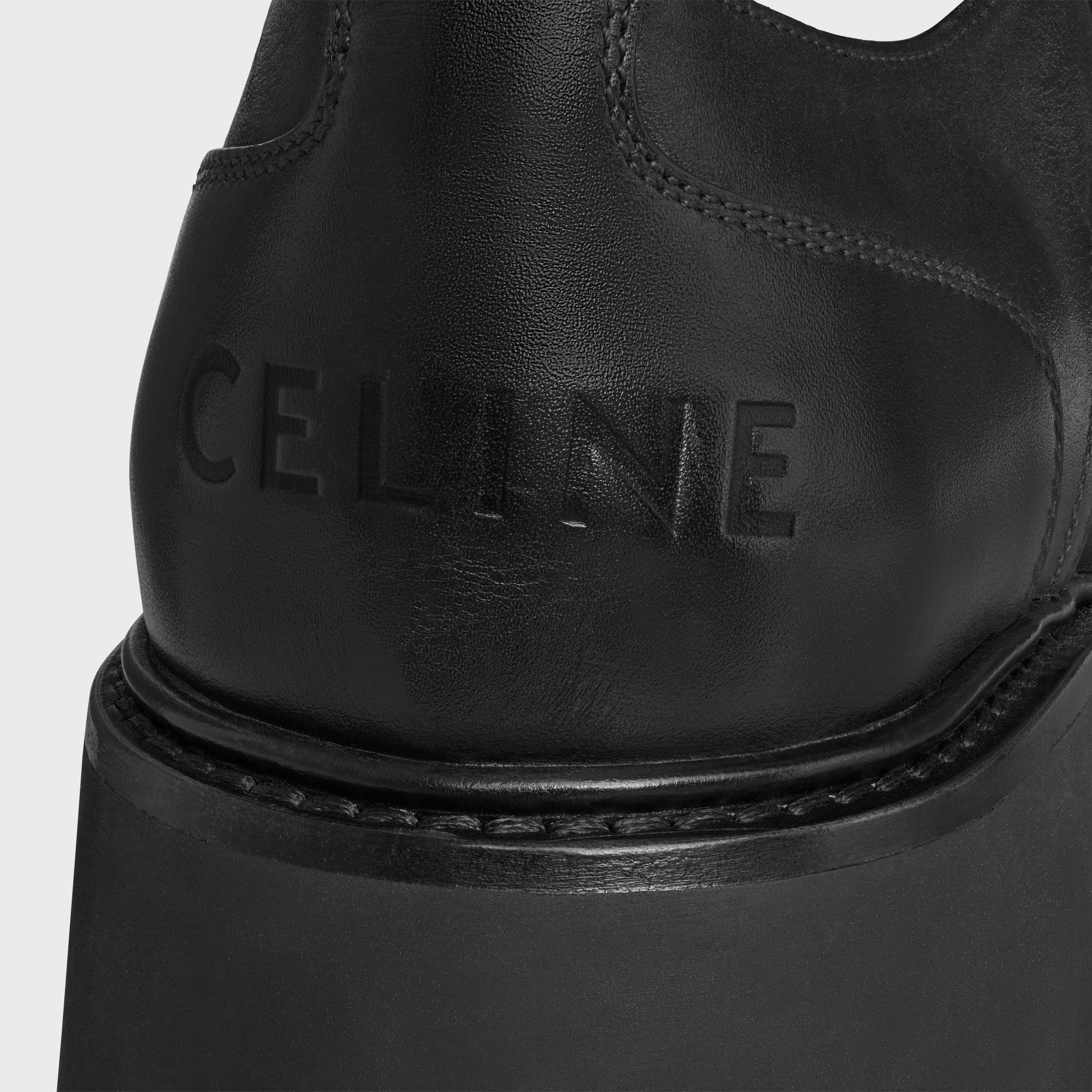 CELINE TRIOMPHE DERBIES  IN SHINY BULL - 5
