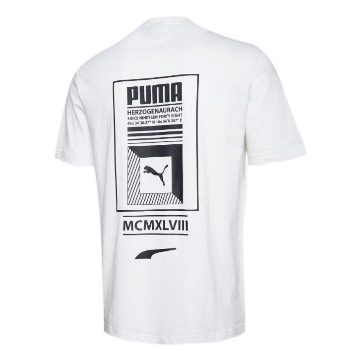 PUMA Sport Tee 'White Black' 598488-52 - 2