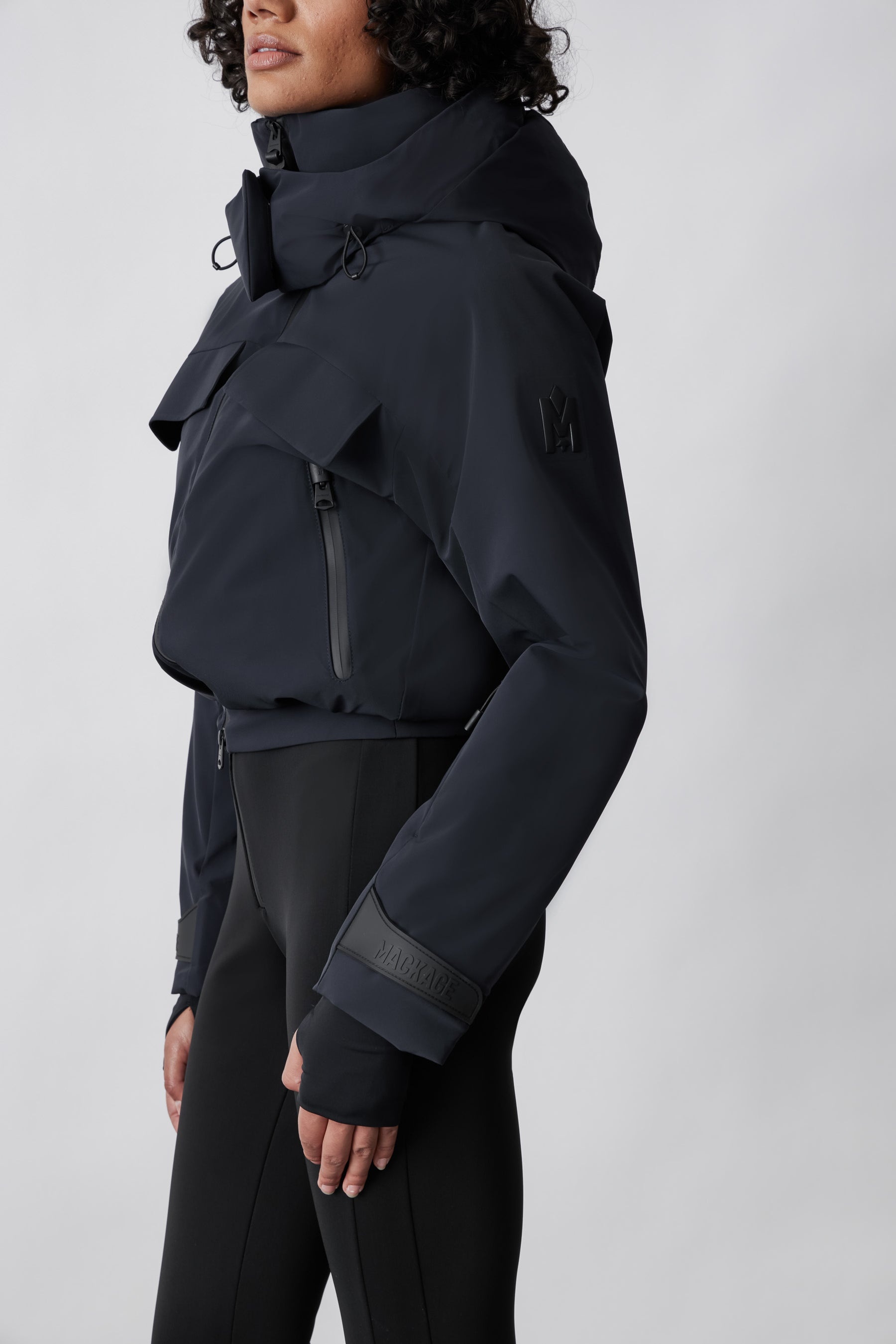 LUMI Down stirrup ski suit with hood - 5