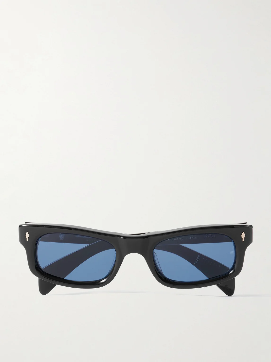 Initials Rectangular-Frame Acetate Sunglasses - 1